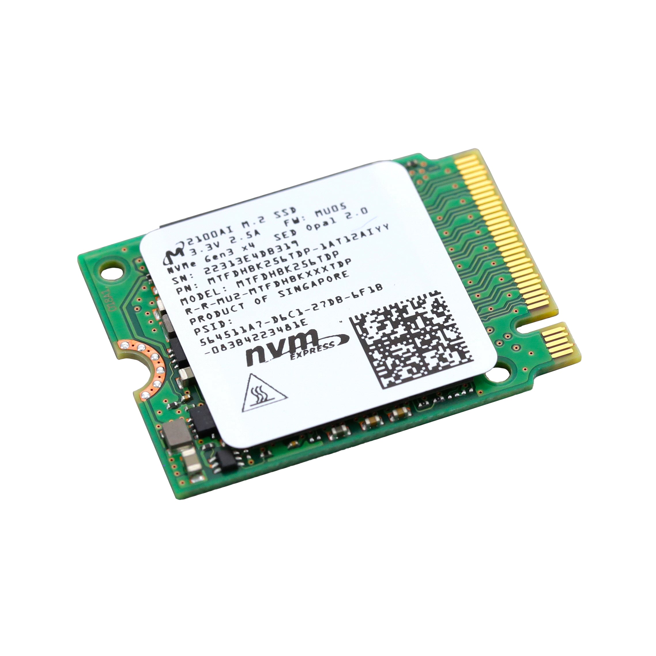 Micron Technology Inc. MTFDHBK256TDP-1AT12AIYY electronic component product image