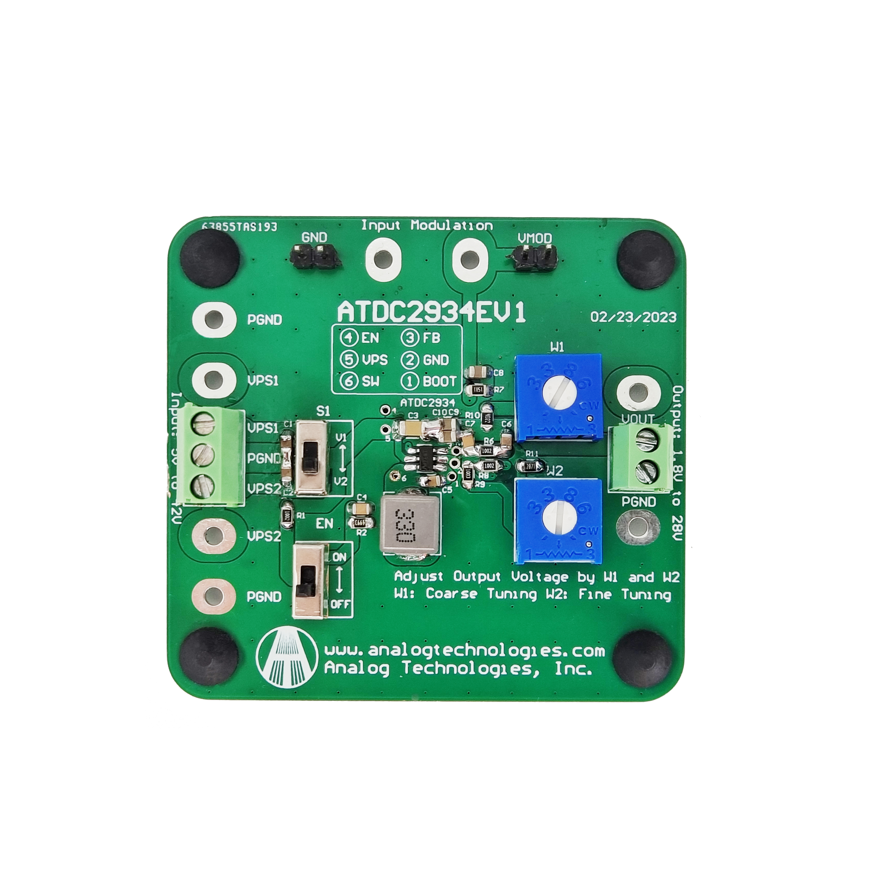 Analog Technologies, Inc. ATDC2934EV1 electronic component product image
