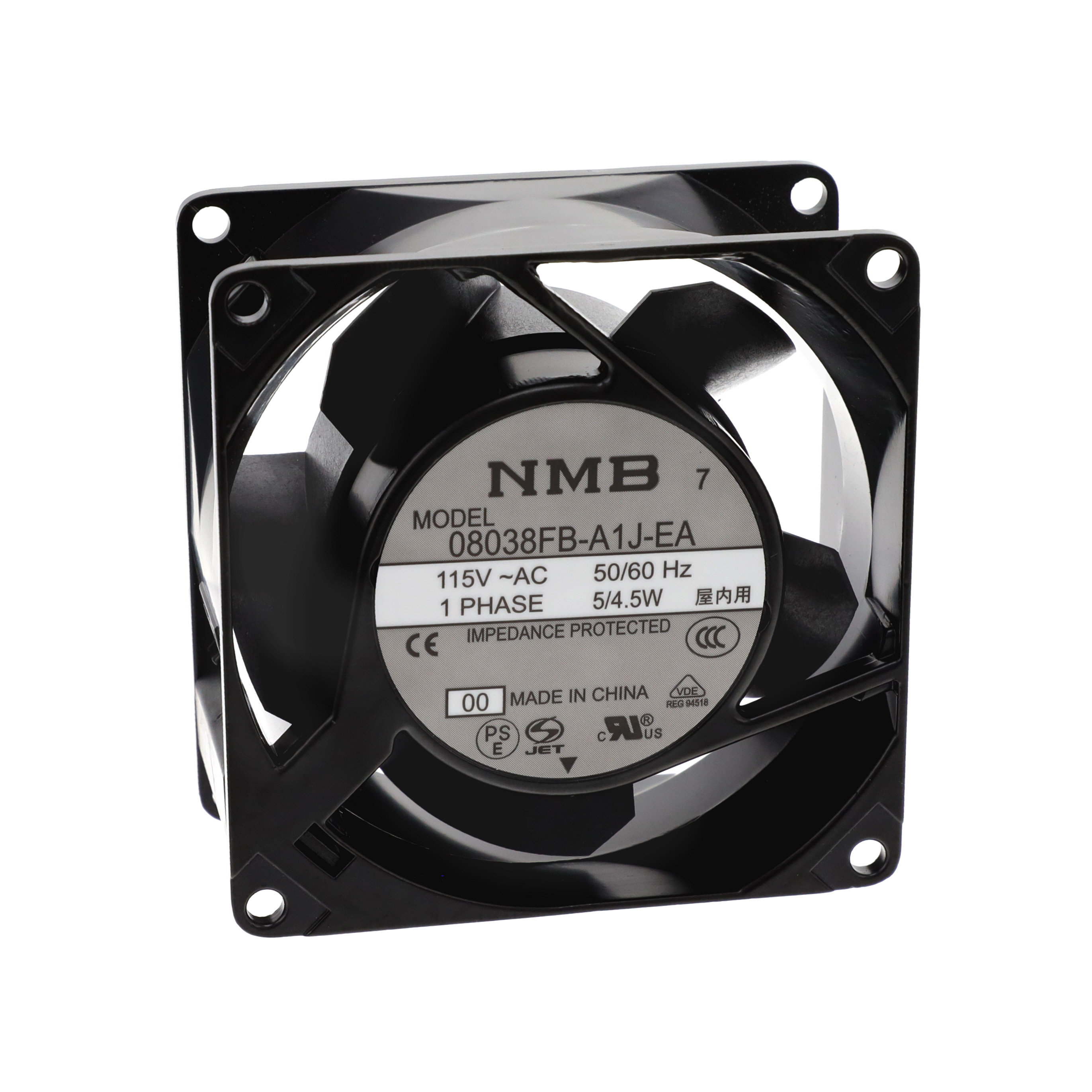 NMB Technologies Corporation 08038FB-A1J-EA-00 electronic component product image