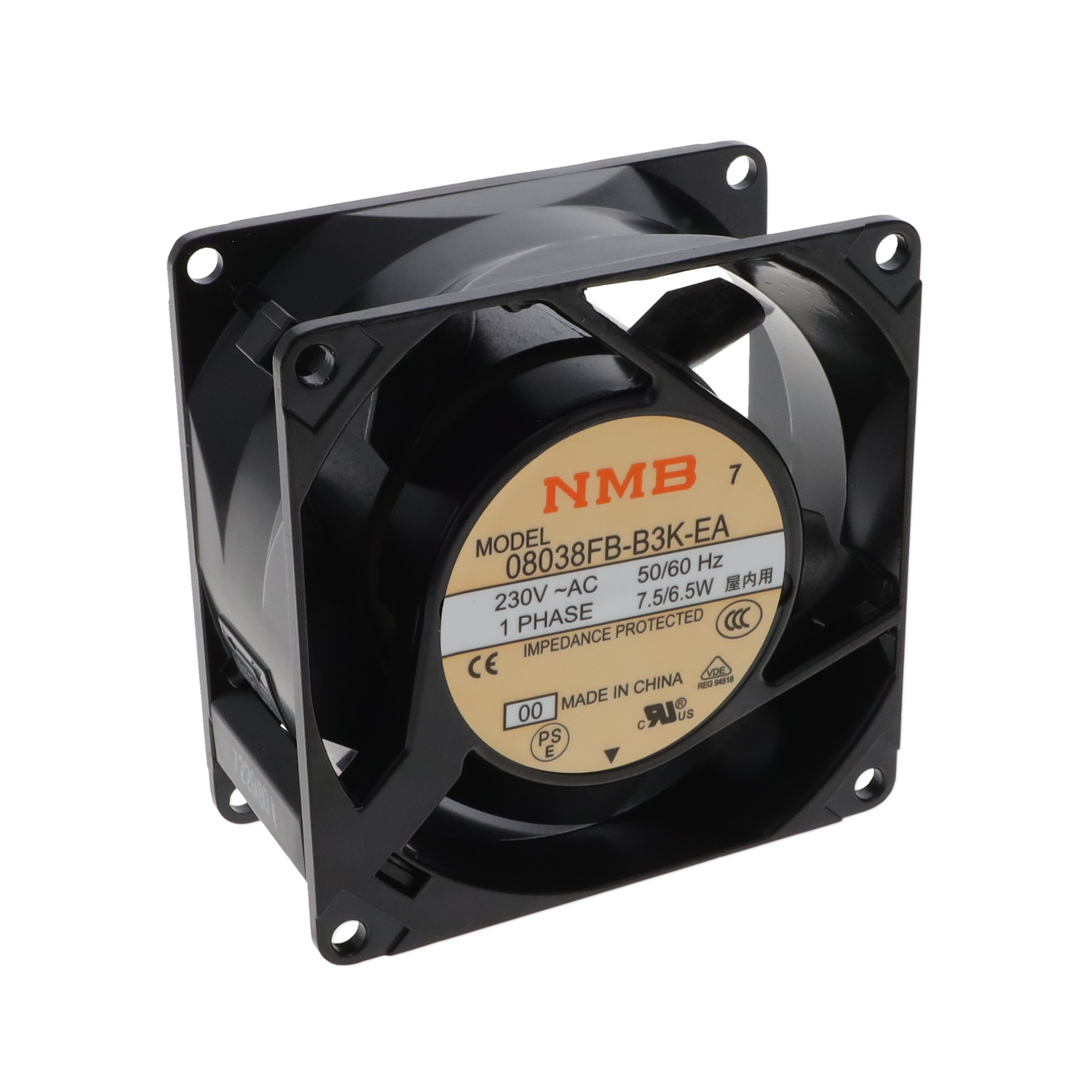 NMB Technologies Corporation 08038FB-B3K-EA-00 electronic component product image
