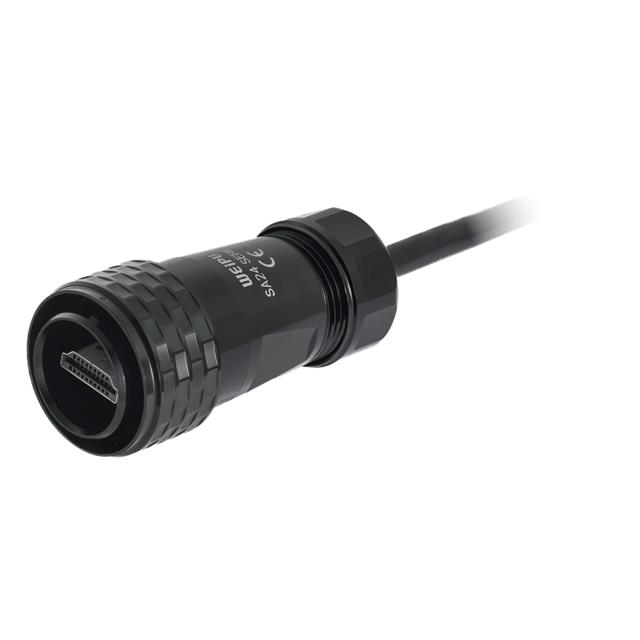 Weipu Connector SA2410/PHDMI2.0B-1.0M electronic component product image