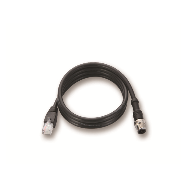 Moxa CBL-M12D(MM4P)/RJ45-100 IP67 electronic component product image