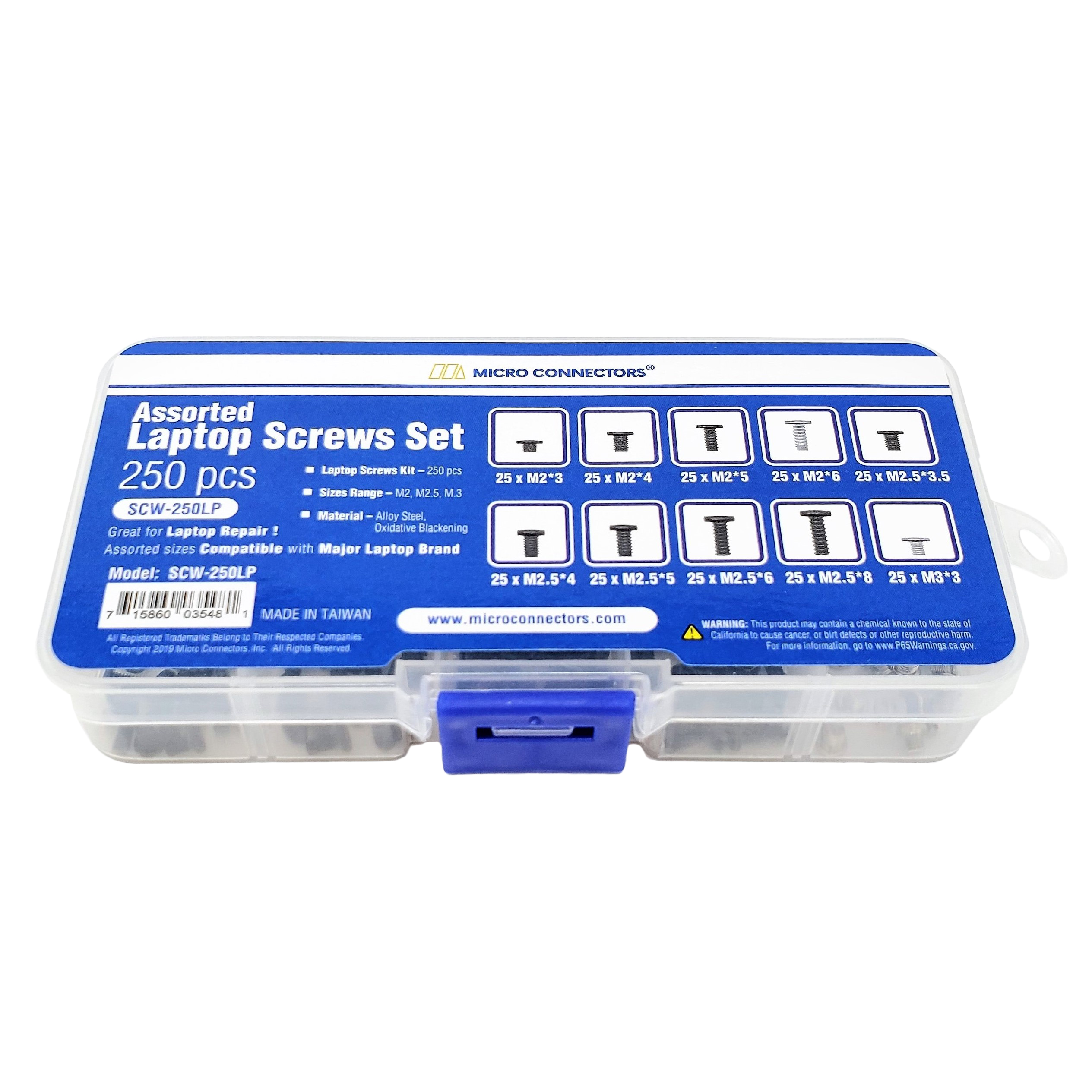 Micro Connectors, Inc. SCW-250LP electronic component product image
