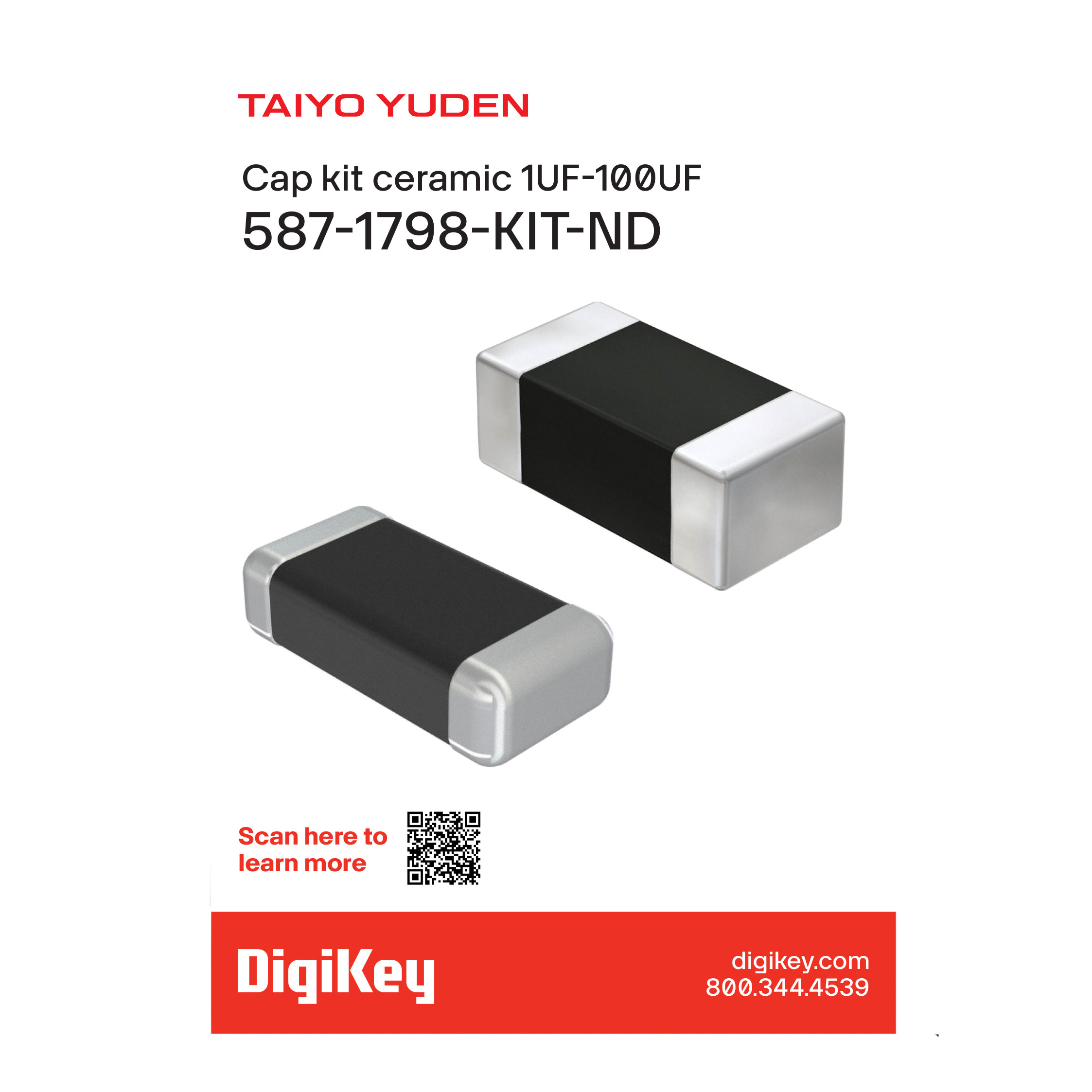 Taiyo Yuden 587-1798-KIT electronic component product image