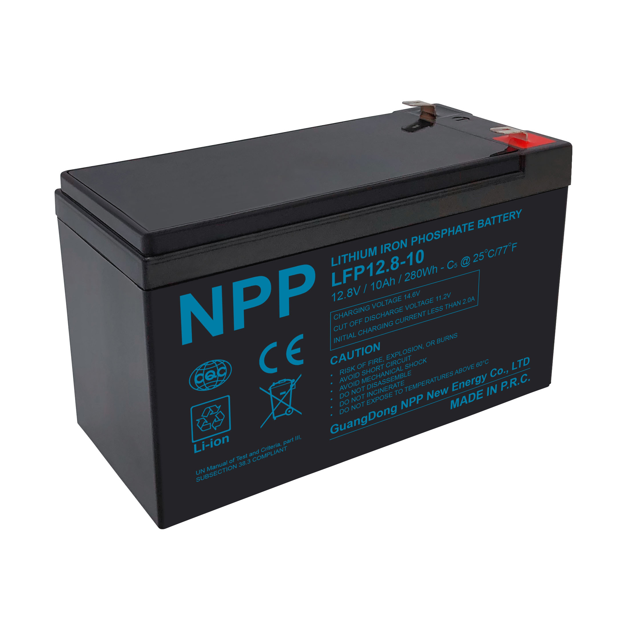 NPPower International Inc. LITHIUM 12.8V10AH electronic component product image