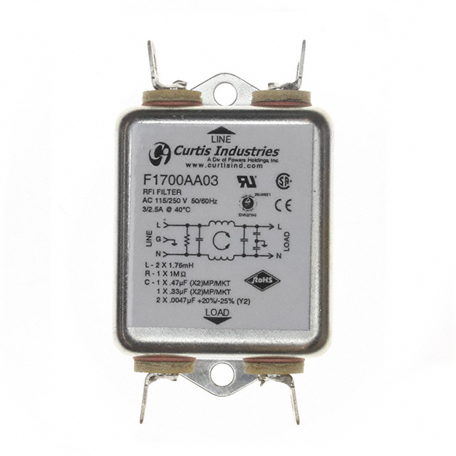 Curtis Industries F1700AA03 electronic component product image