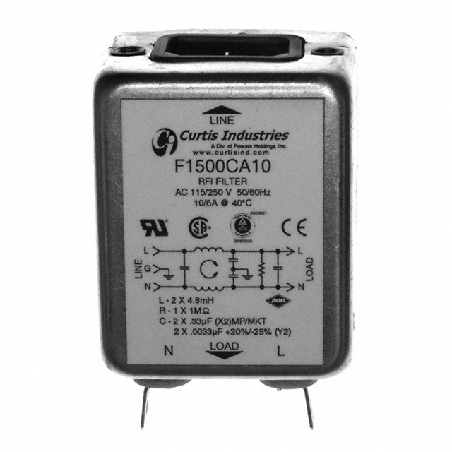 Curtis Industries F1500CA10 electronic component product image