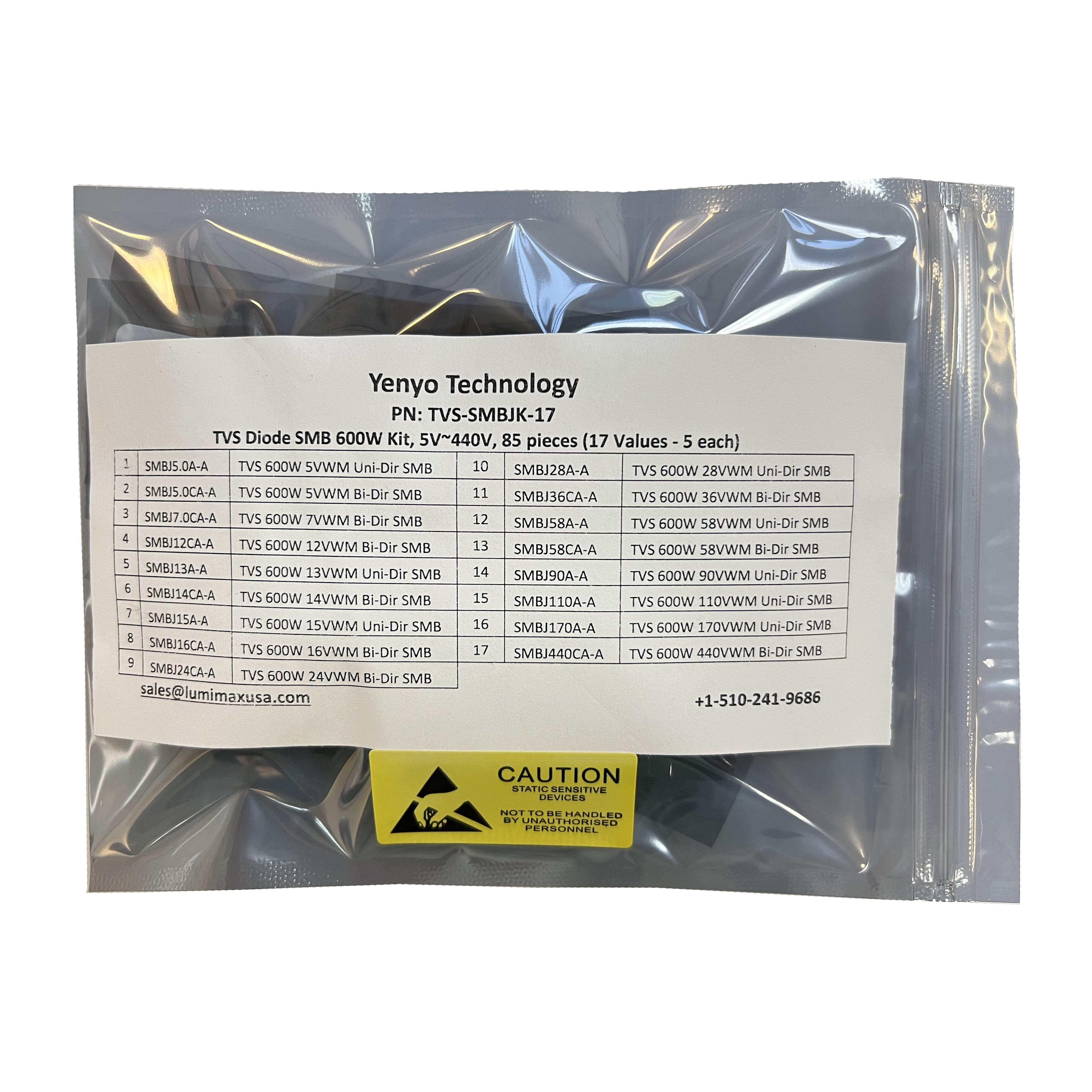 Yenyo Technology TVS-SMBJK-17 electronic component product image