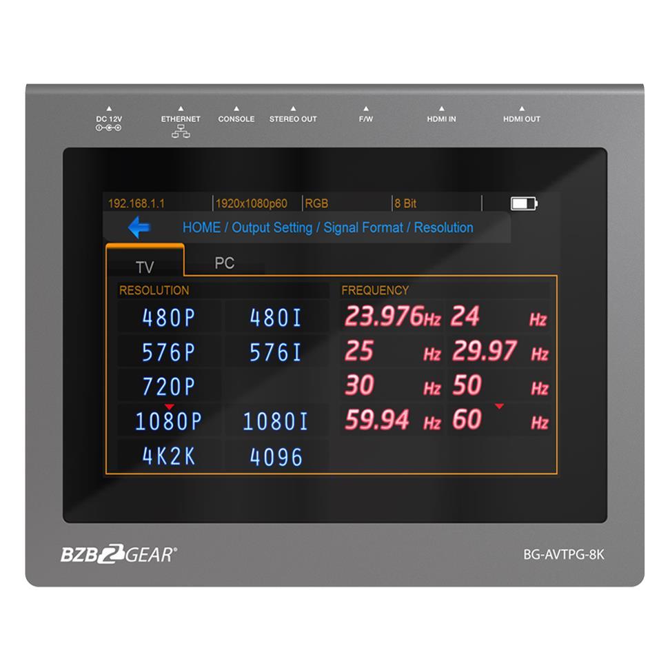BZBGEAR BG-AVTPG-8K electronic component product image