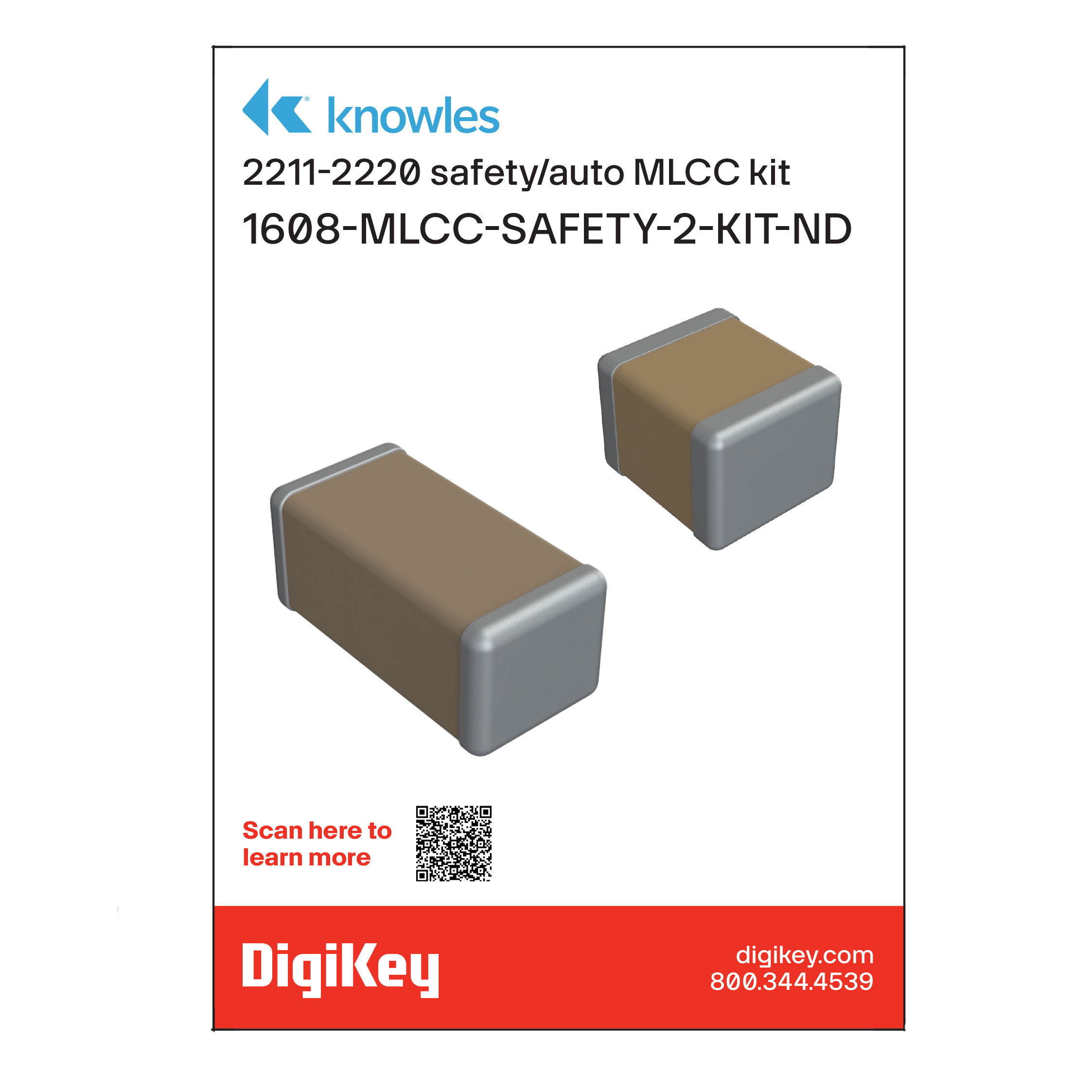 Knowles Syfer MLCC-SAFETY-2-KIT electronic component product image