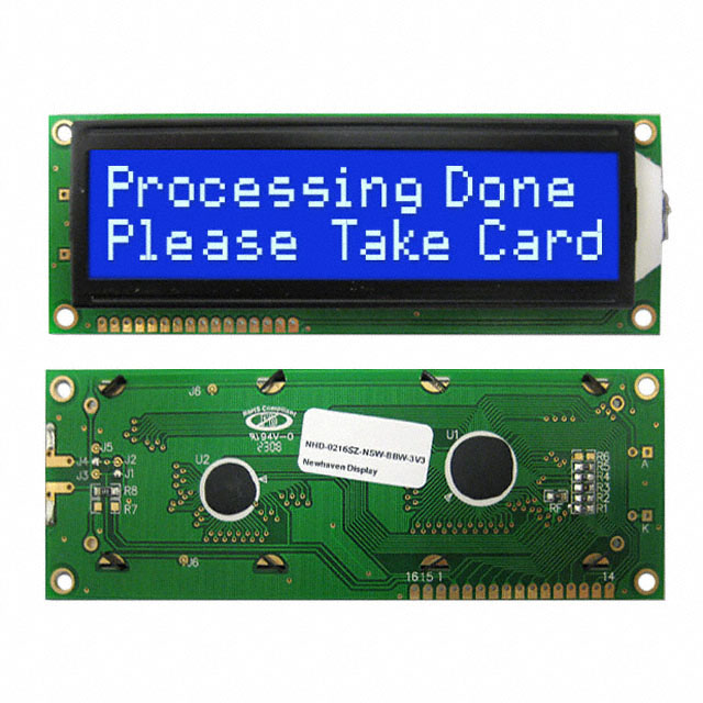 Newhaven Display Intl NHD-0216SZ-NSW-BBW-3V3 electronic component product image