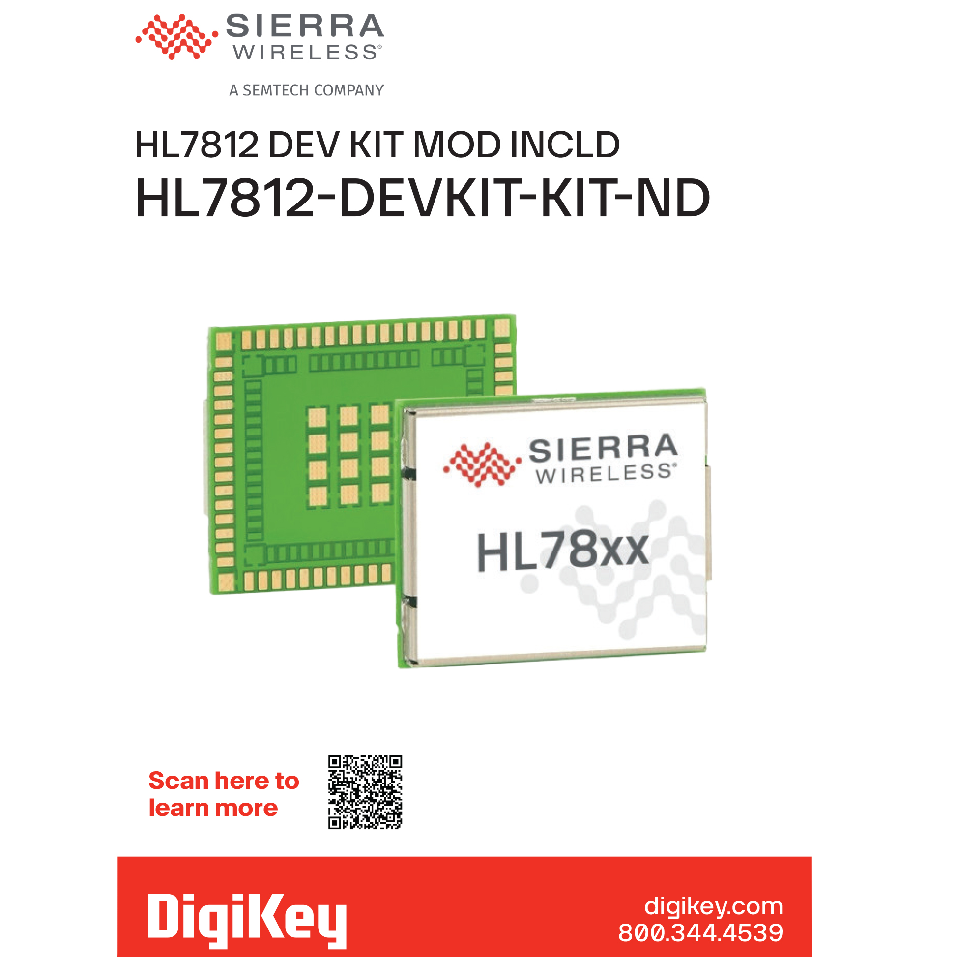 Sierra Wireless HL7812-DEVKIT electronic component product image