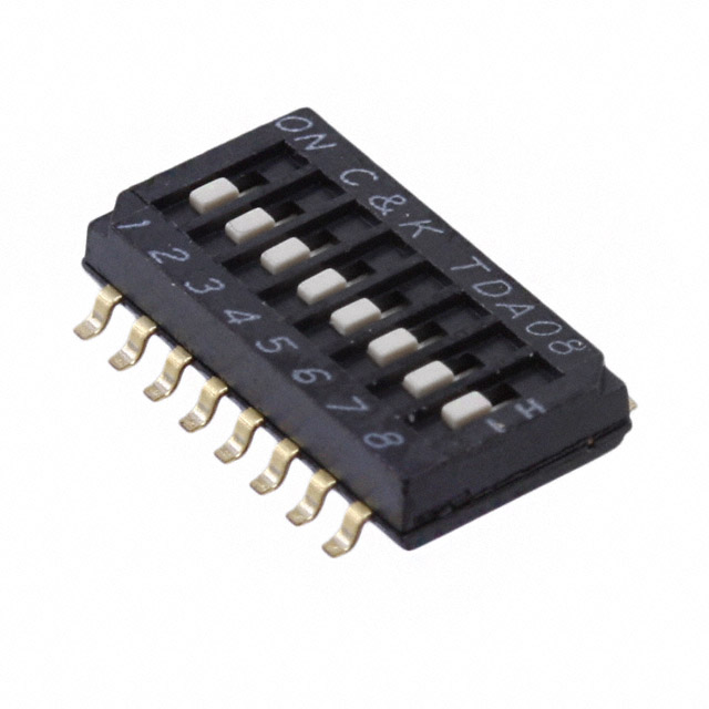 C&K TDA08H0SB1R electronic component product image
