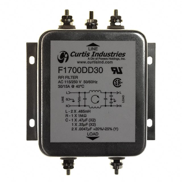 Curtis Industries F1700DD30 electronic component product image