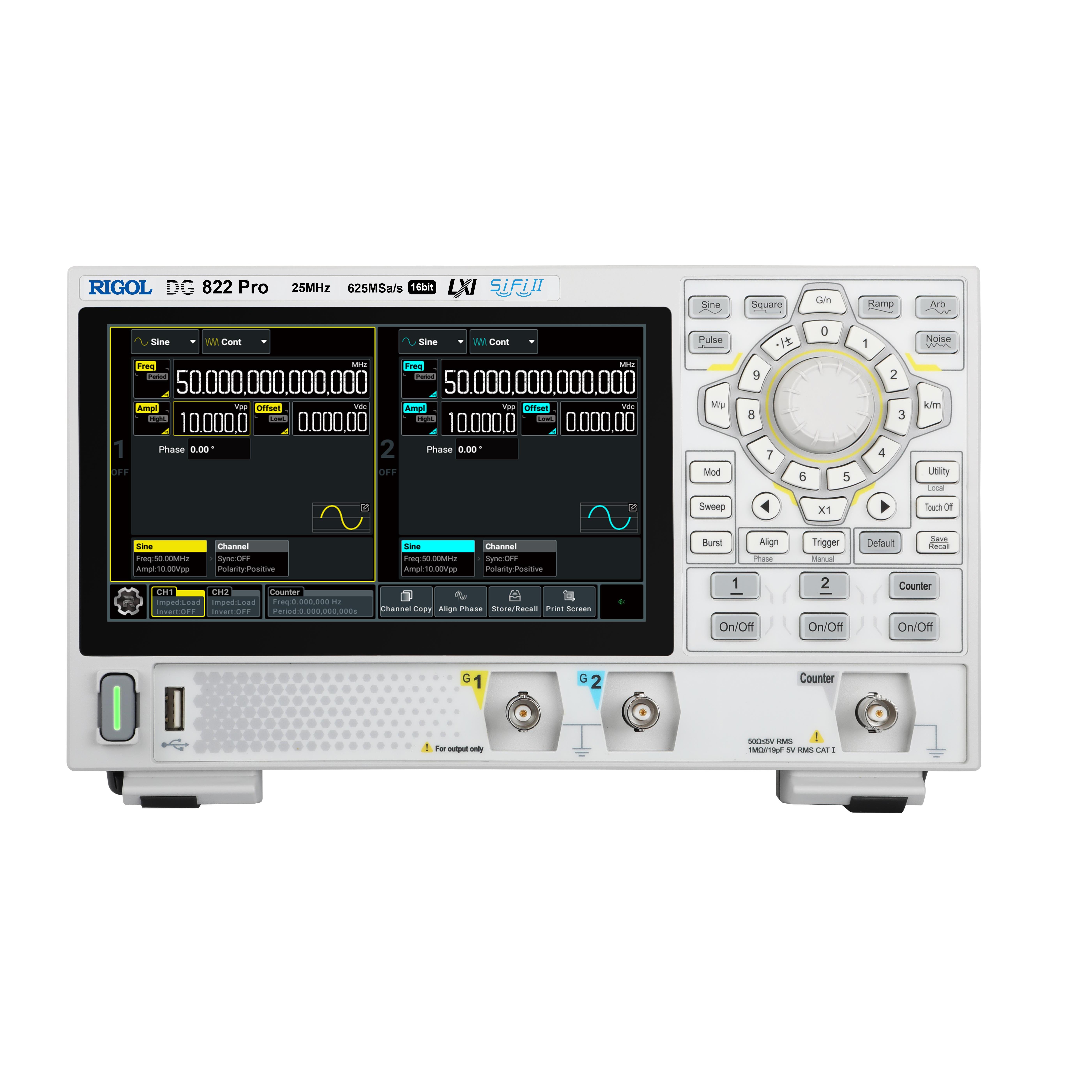 Rigol Technologies DG822 Pro electronic component product image