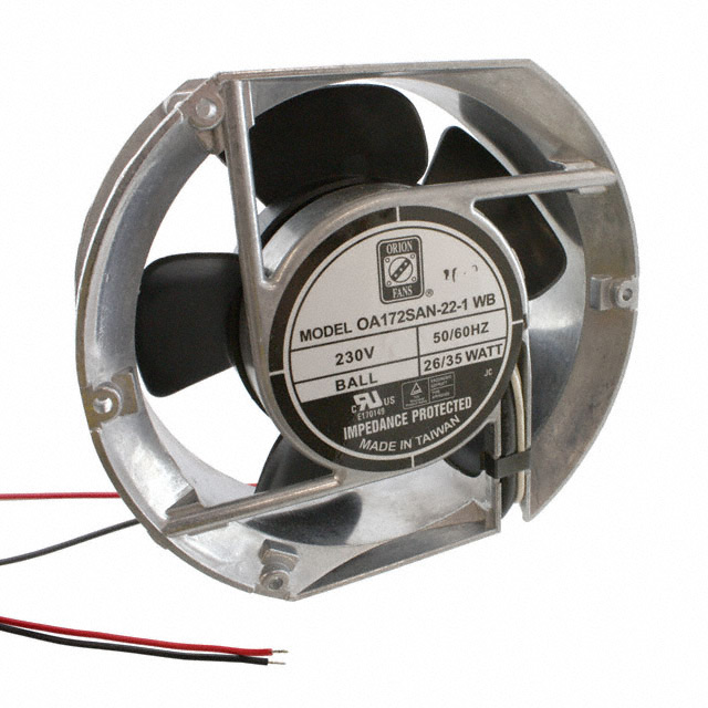 Orion Fans OA172SAN-22-1WB electronic component product image