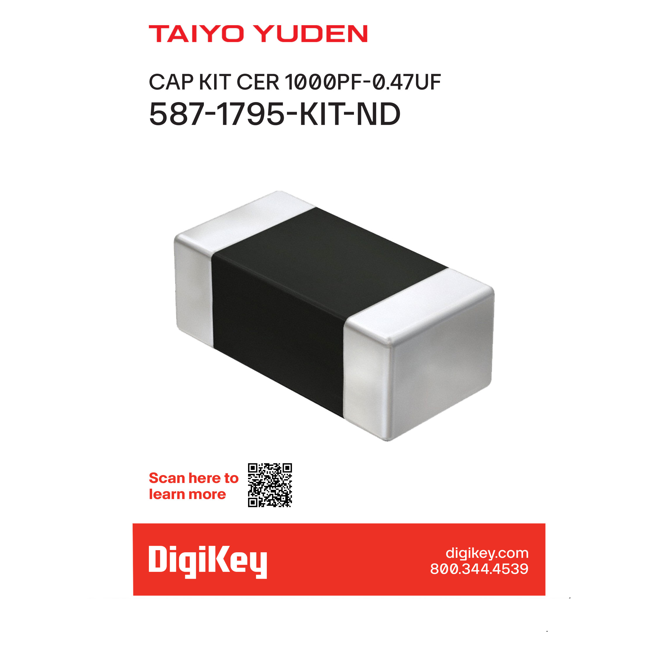 Taiyo Yuden 587-1795-KIT electronic component product image