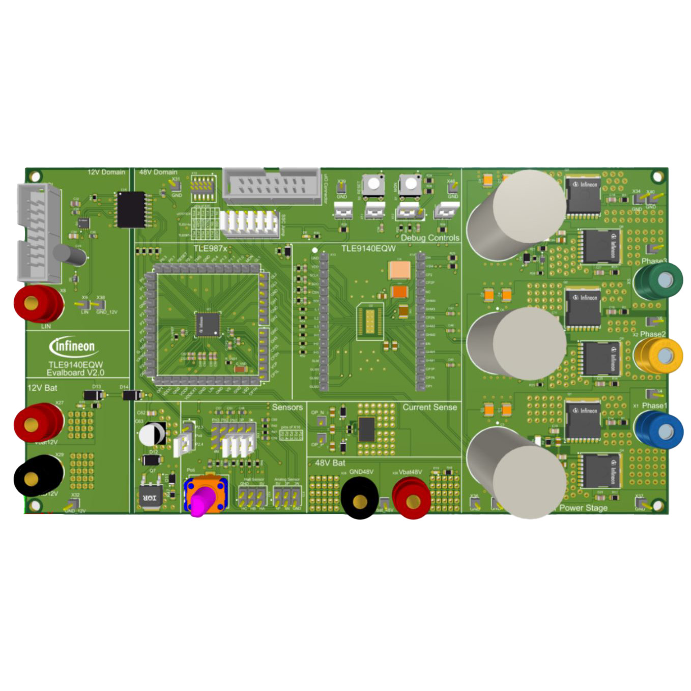 Infineon Technologies TLE9140EQWEVALTOBO1 electronic component product image