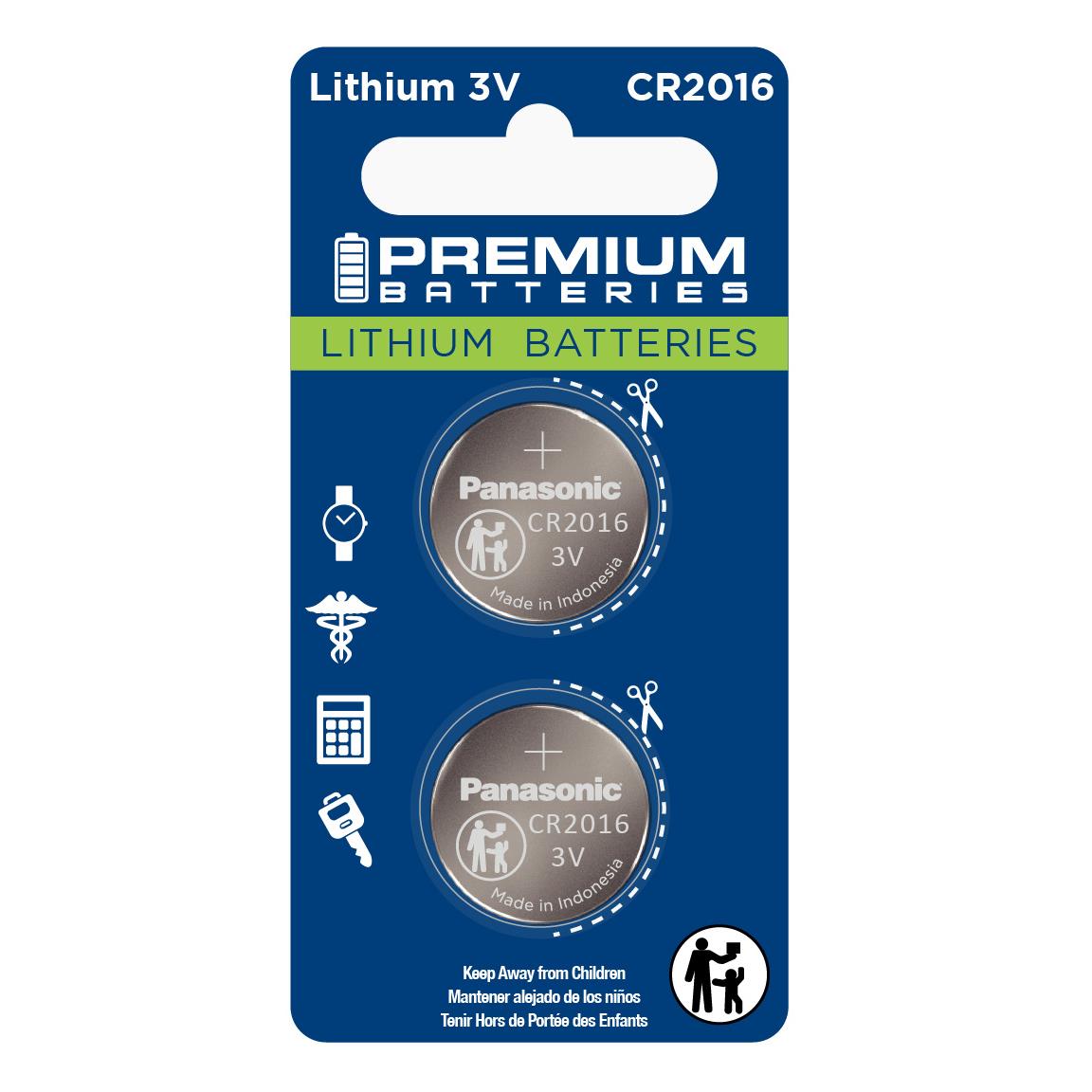 Premium Batteries PB-CR2016 BP/2 electronic component product image
