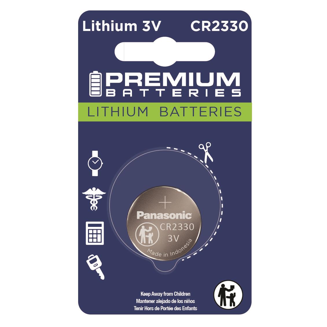Premium Batteries PB-CR2330 BP/1 electronic component product image