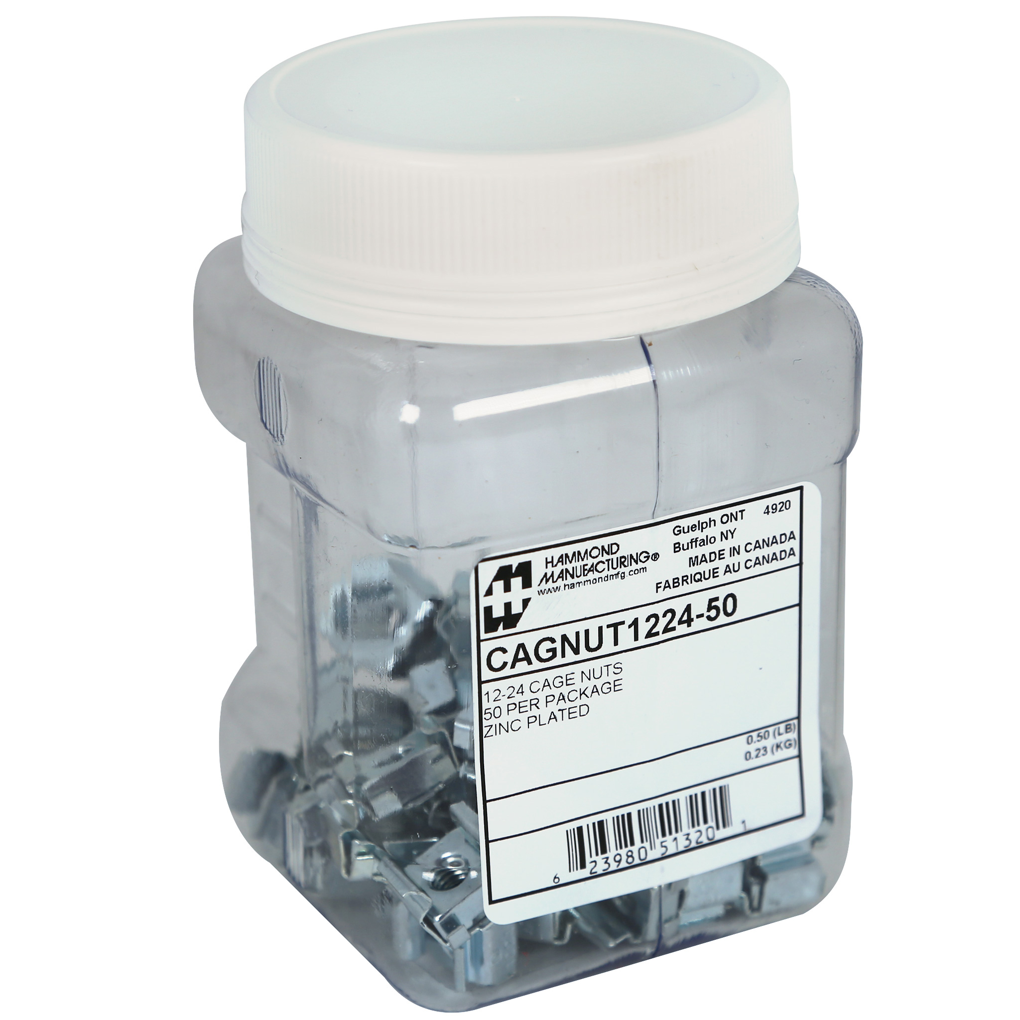 Hammond Manufacturing CAGNUT1224-50 electronic component product image