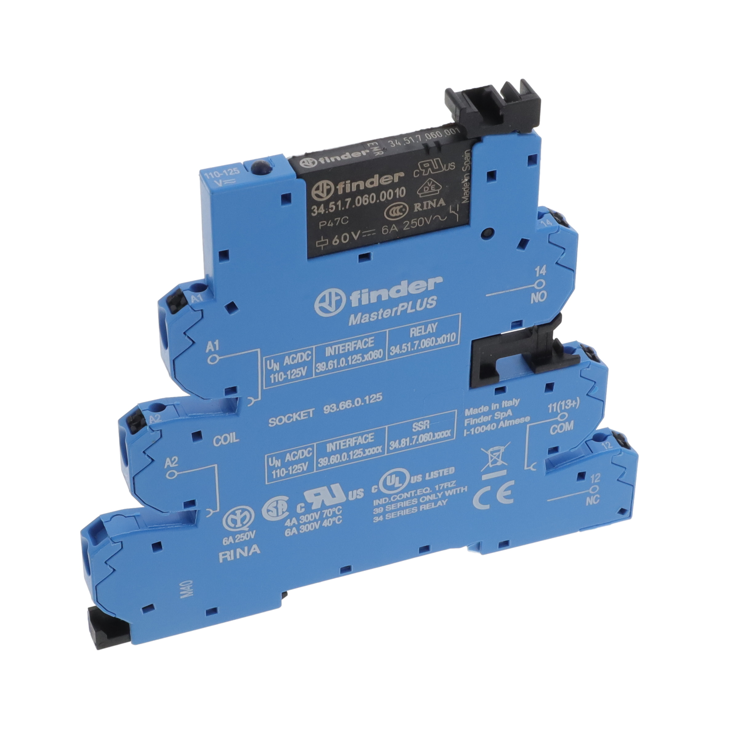 Finder Relays, Inc. 39.61.0.125.0060 electronic component product image