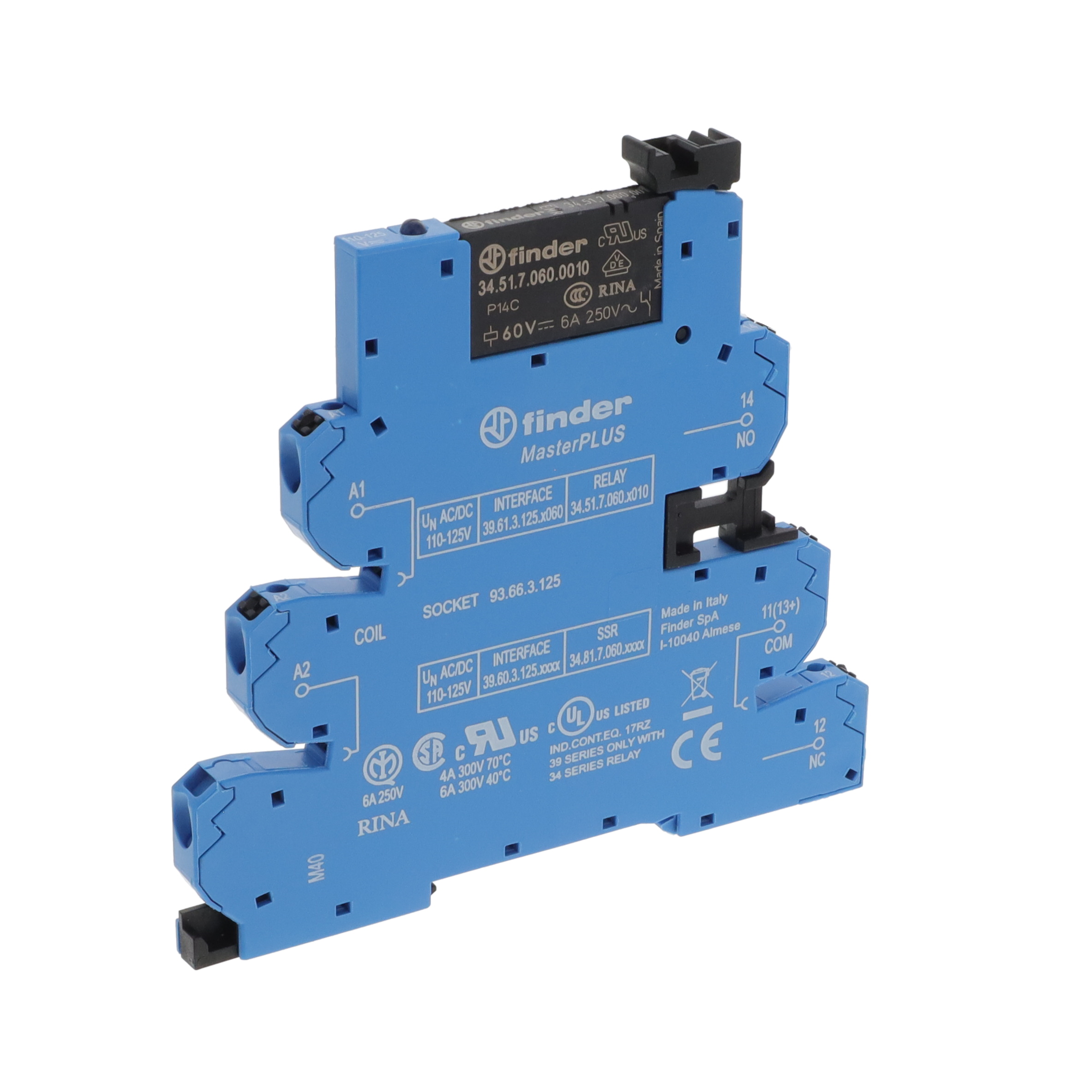 Finder Relays, Inc. 39.61.3.125.0060 electronic component product image