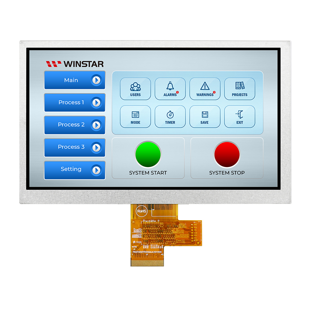 Winstar Display WF70A8SYAHLNN0 electronic component product image