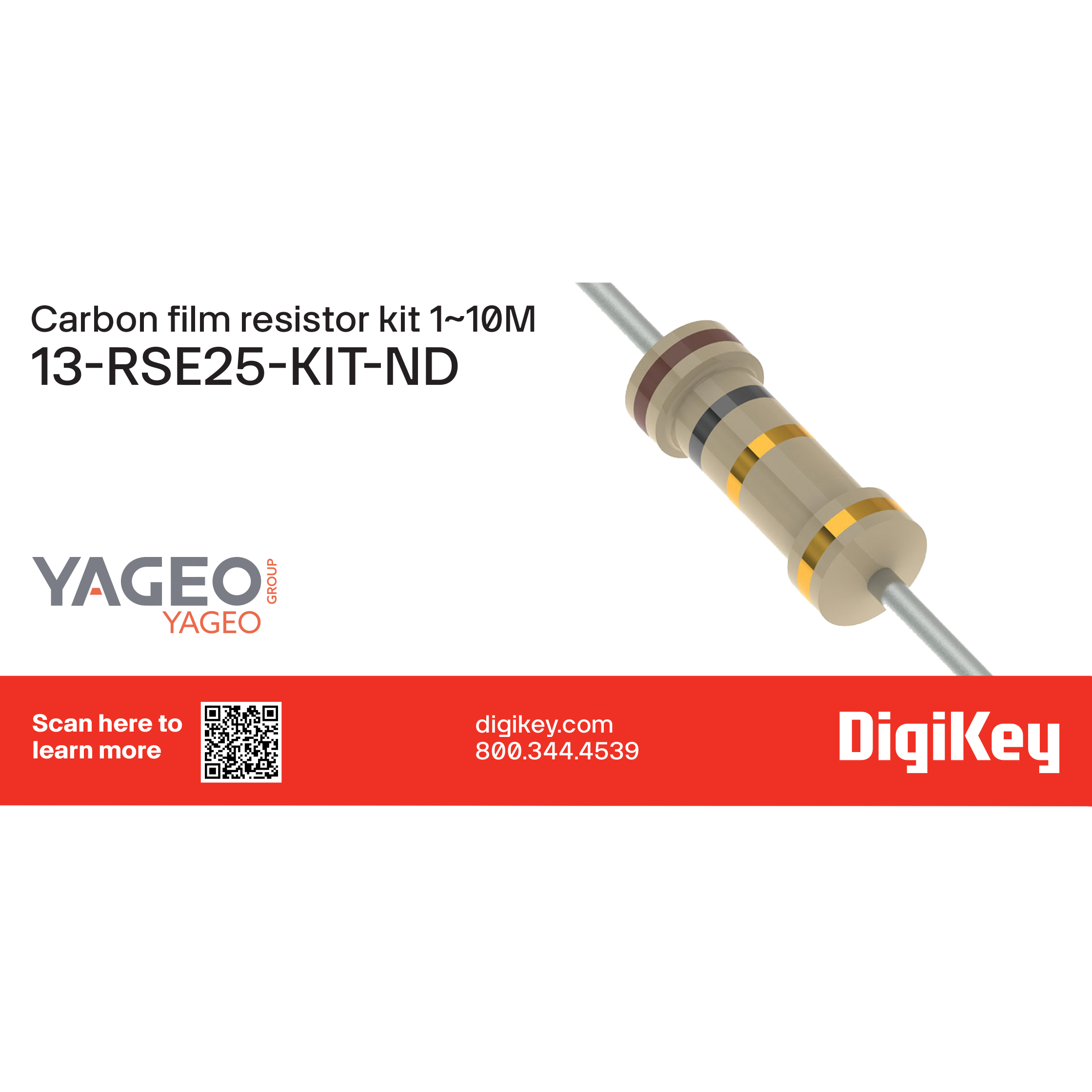 YAGEO RSE25-KIT electronic component product image