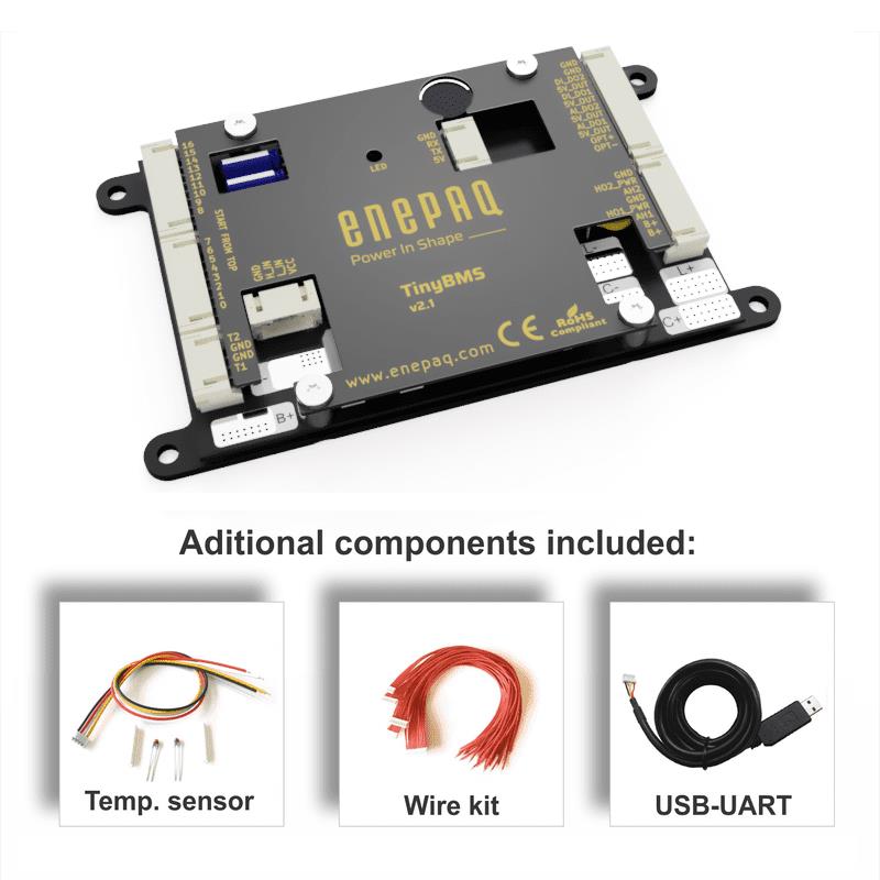 ENEPAQ TinyBMSv2.1-150A 4s-16s 12V-60V electronic component product image