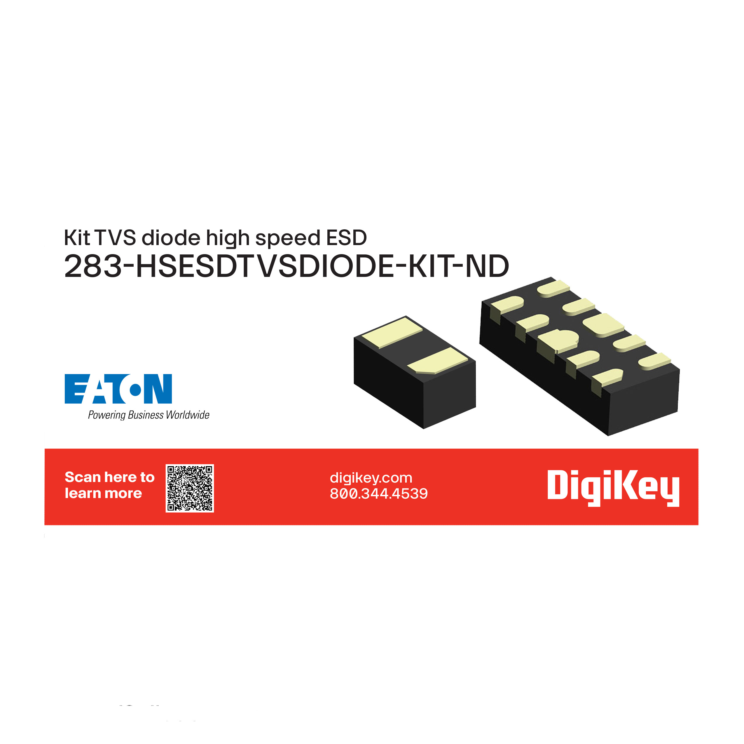 Eaton - Electronics Division HS ESD TVS DIODE KIT electronic component product image
