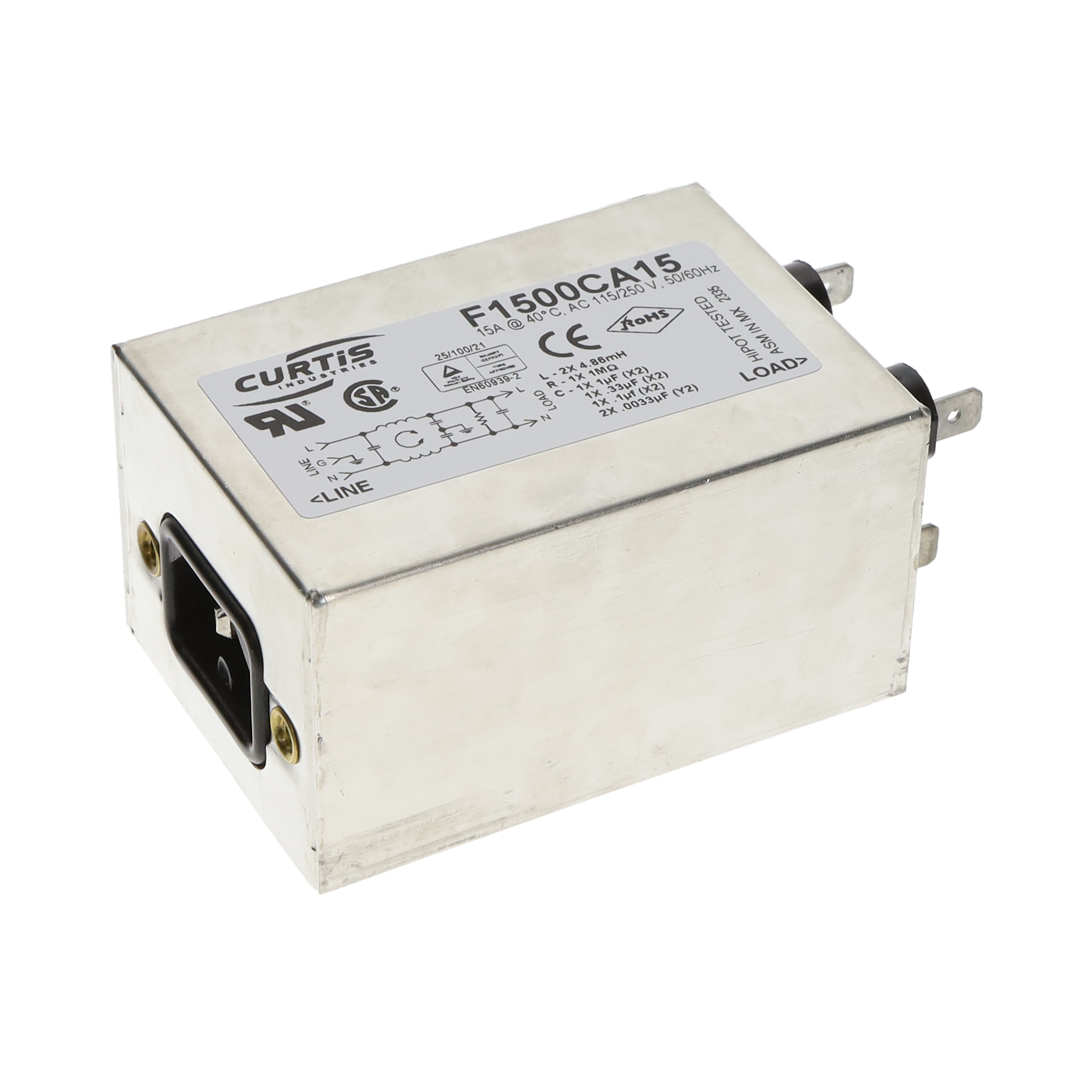 Curtis Industries F1500CA15 electronic component product image