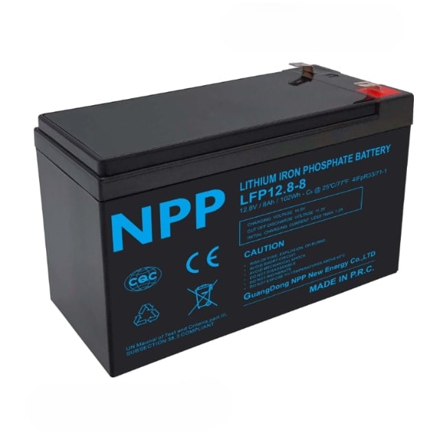 NPPower International Inc. LITHIUM 12.8V8AH electronic component product image