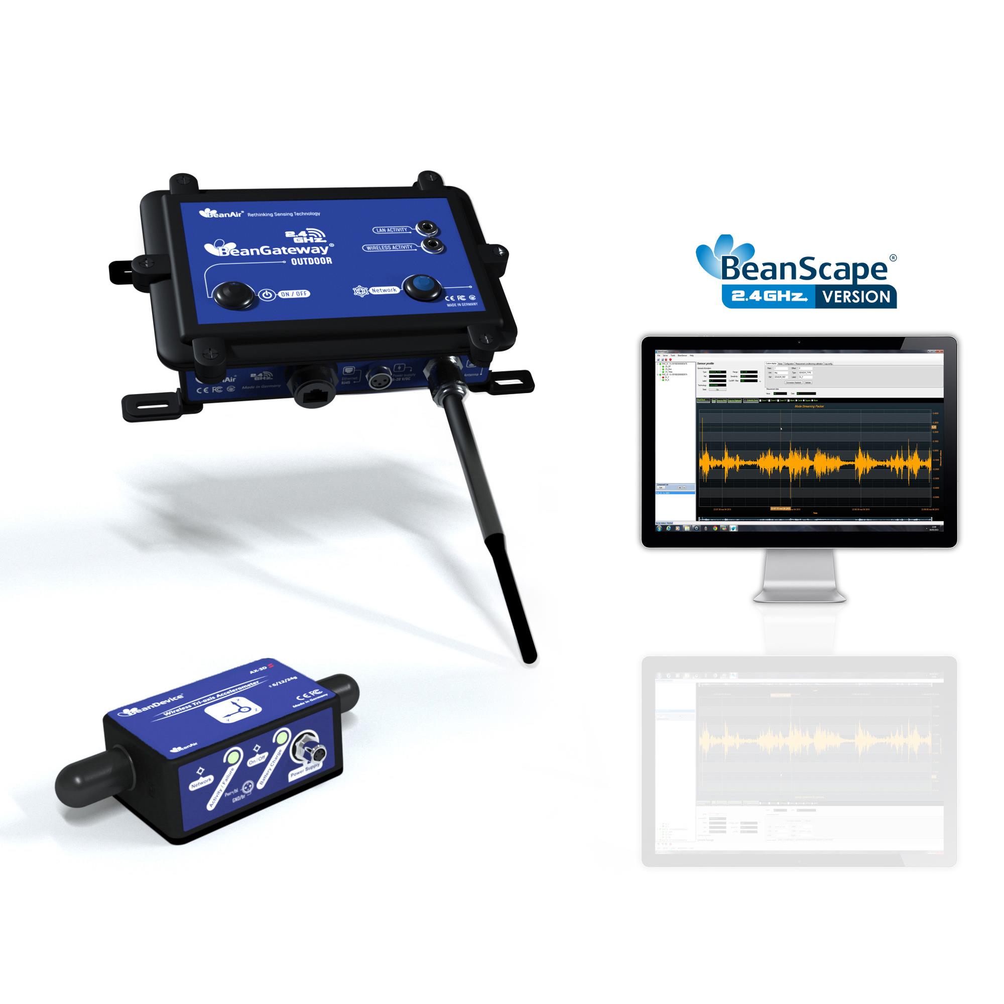 Beanair Sensors SK-SHOCK-AX-3DS-24G-OUT electronic component product image