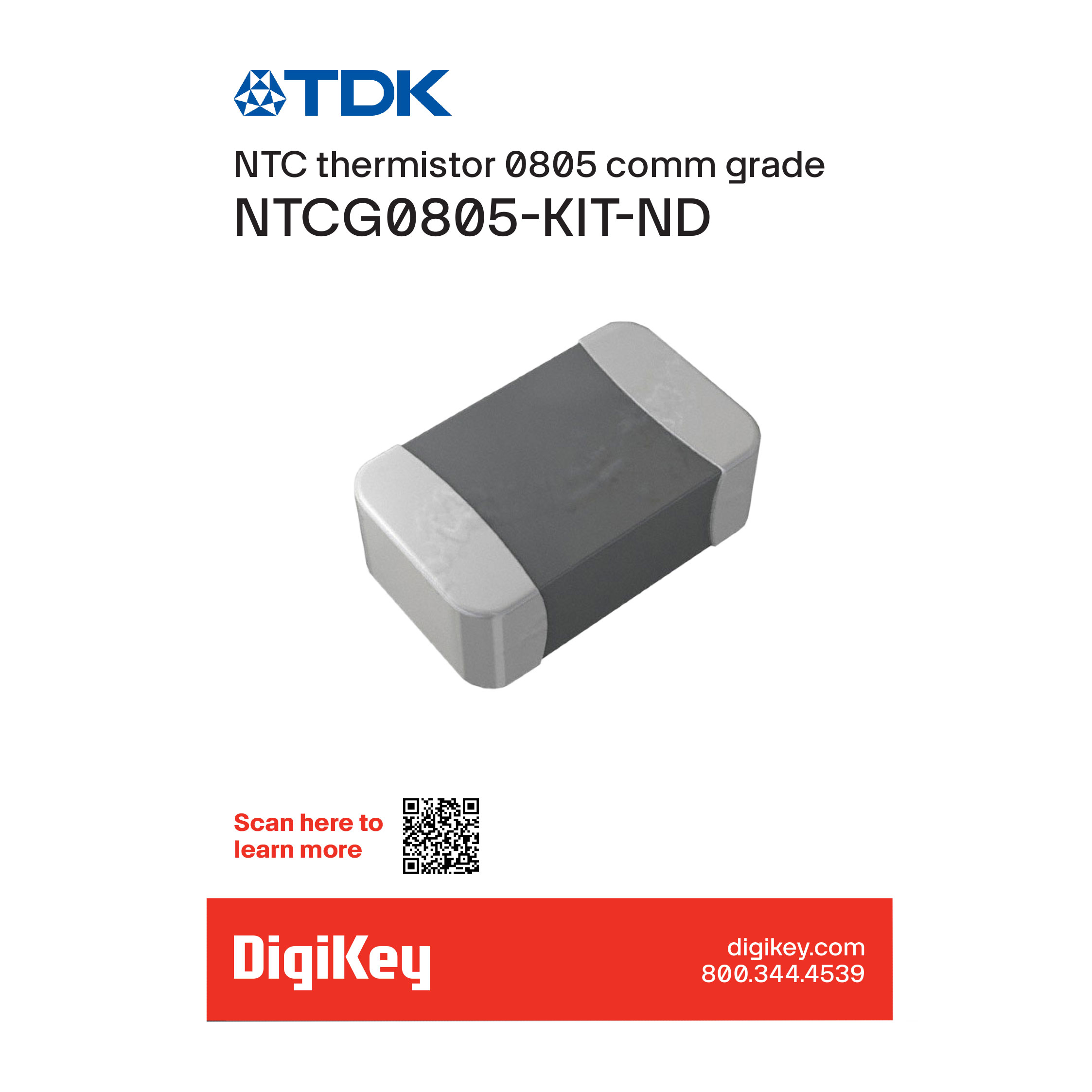 TDK NTCG0805-KIT electronic component product image