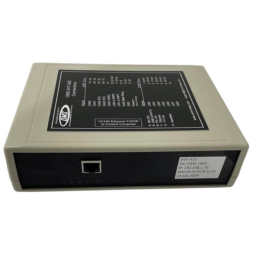 Orion RepTech AVT425ENC electronic component product image