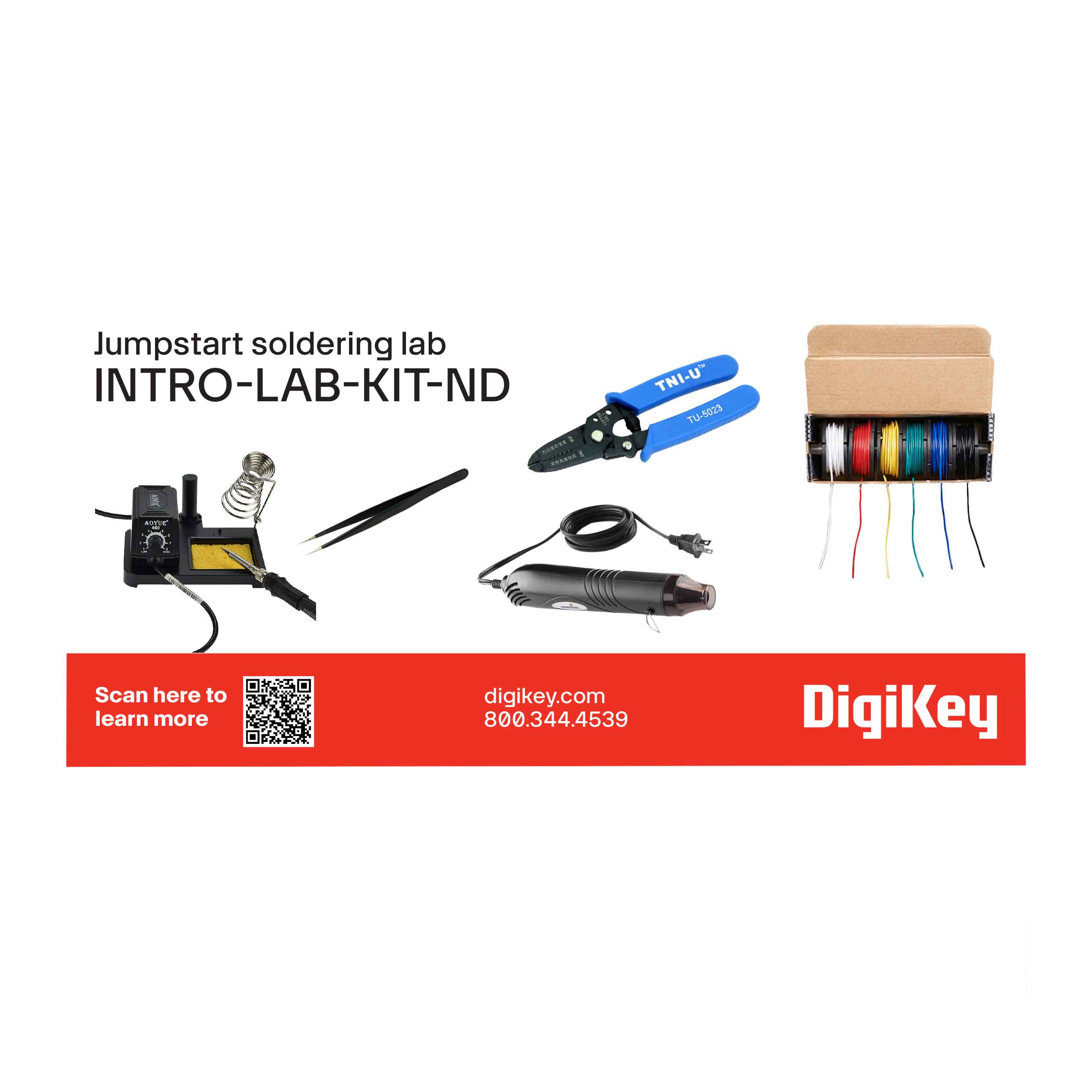 DigiKey Kit (VA) INTRO-LAB-KIT electronic component product image