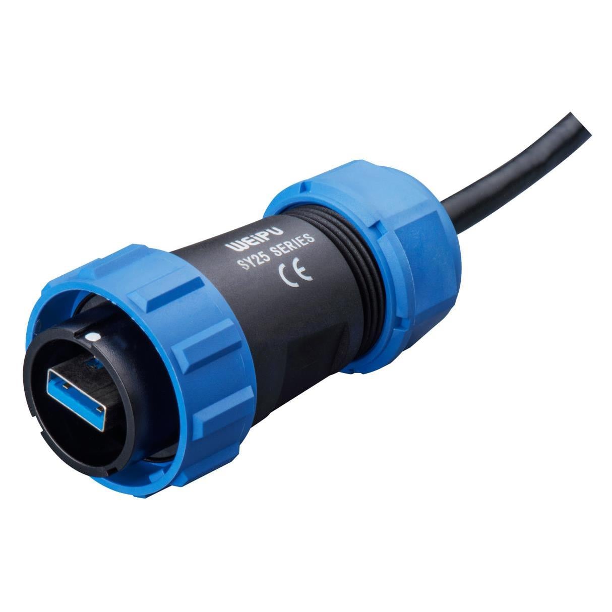Weipu Connector SY2510/PUSB3.0-1M electronic component product image