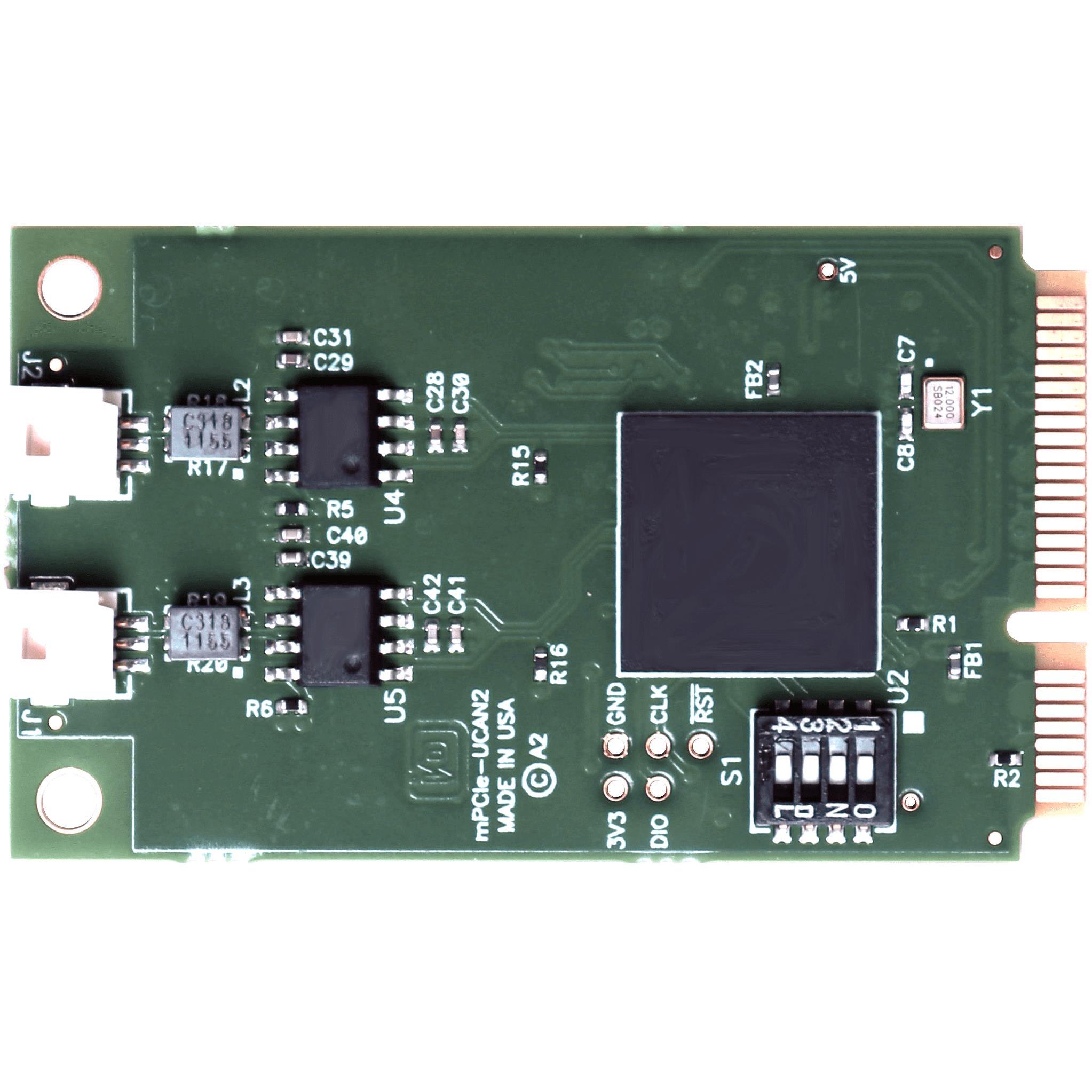 ACCES I/O Products, Inc. mPCIe-UCAN2-ISO-CB electronic component product image