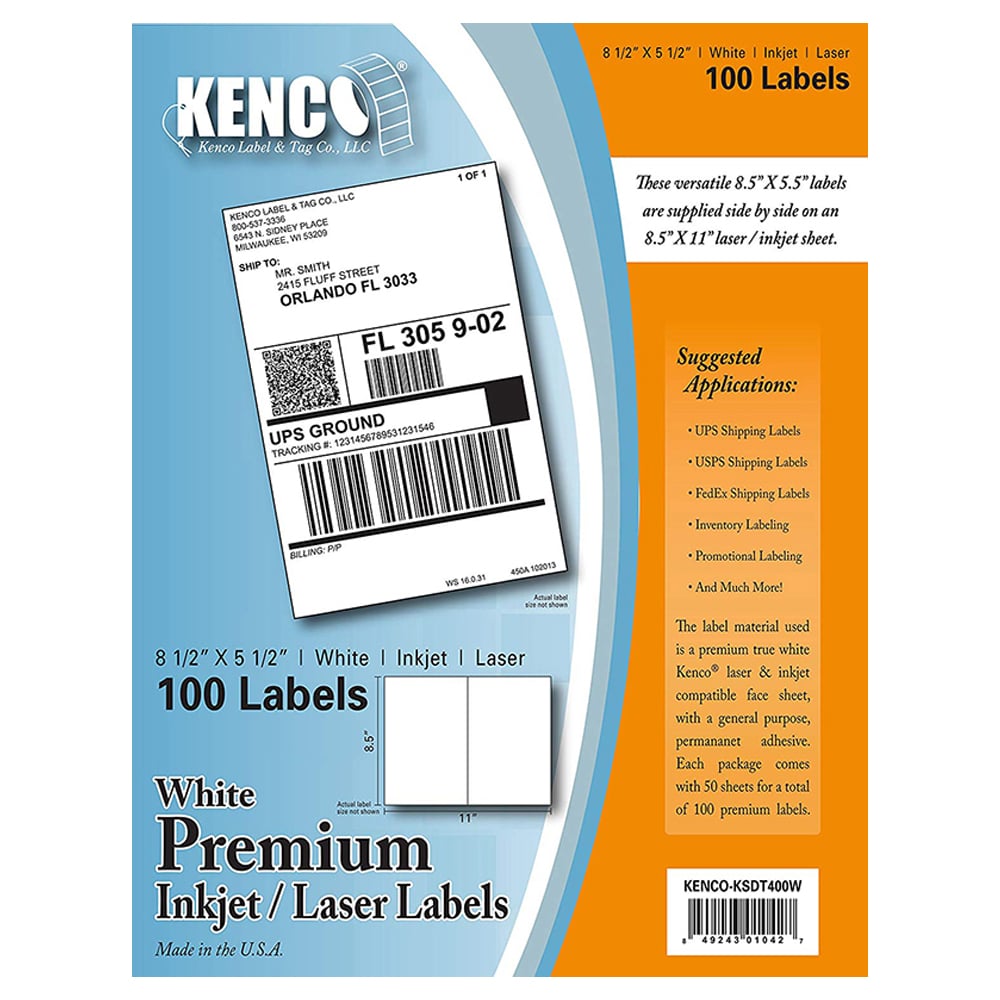 Kenco Label & Tag FBA-KSDT400W electronic component product image