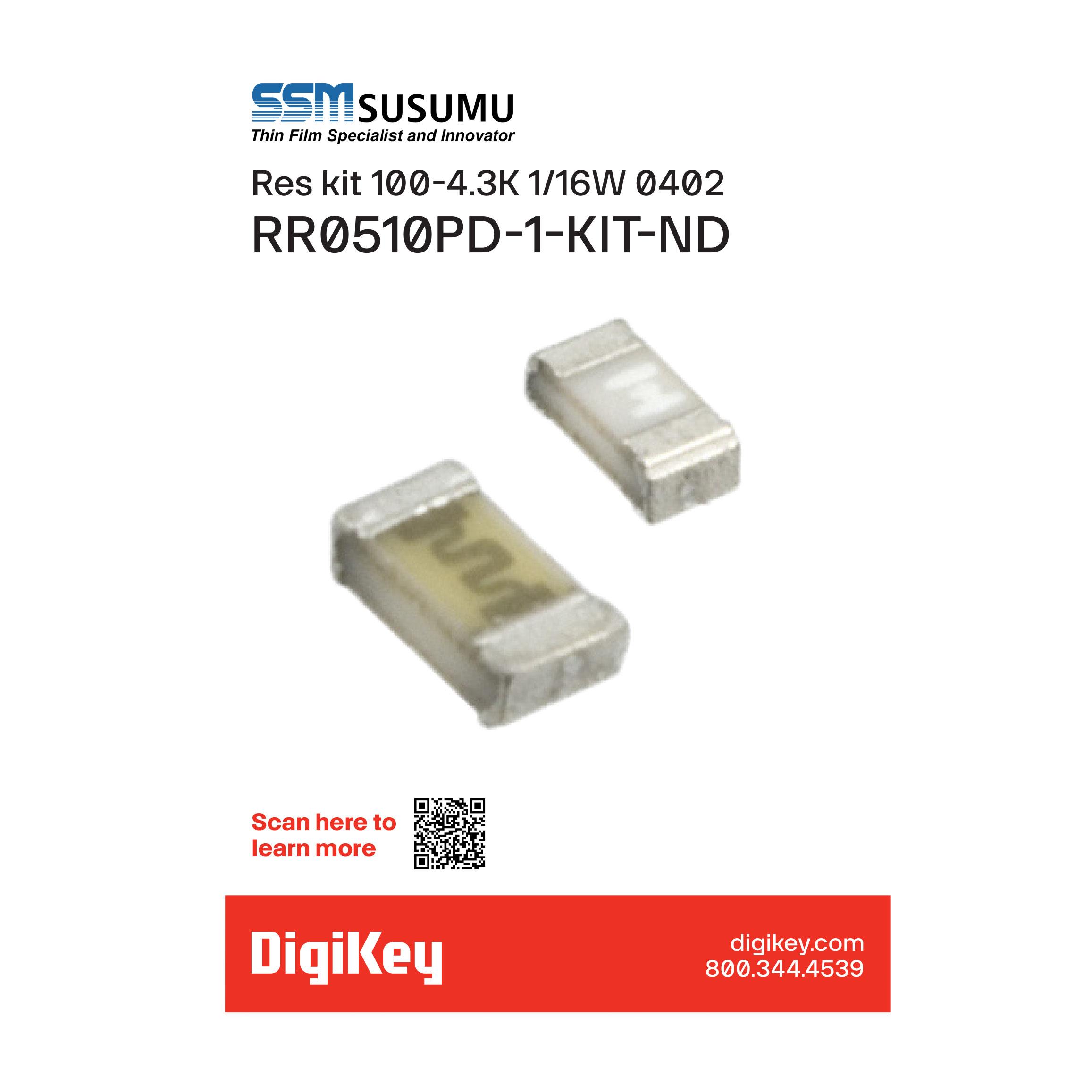 Susumu RR0510PD-1-KIT electronic component product image