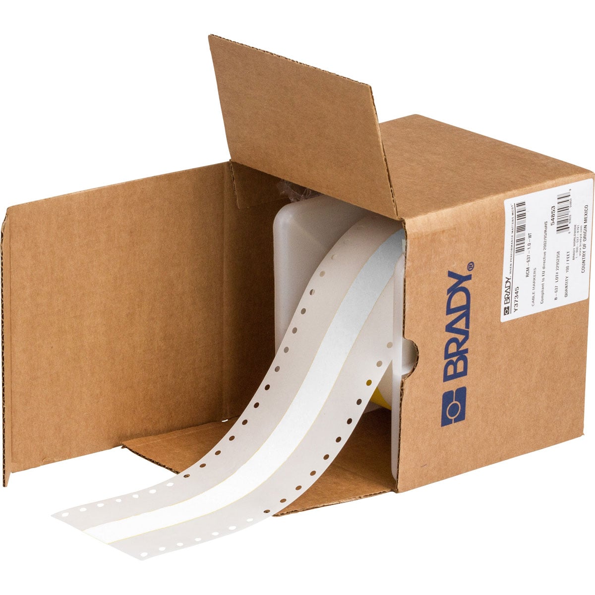 Brady Corporation RCM-637-1.0-WT electronic component product image
