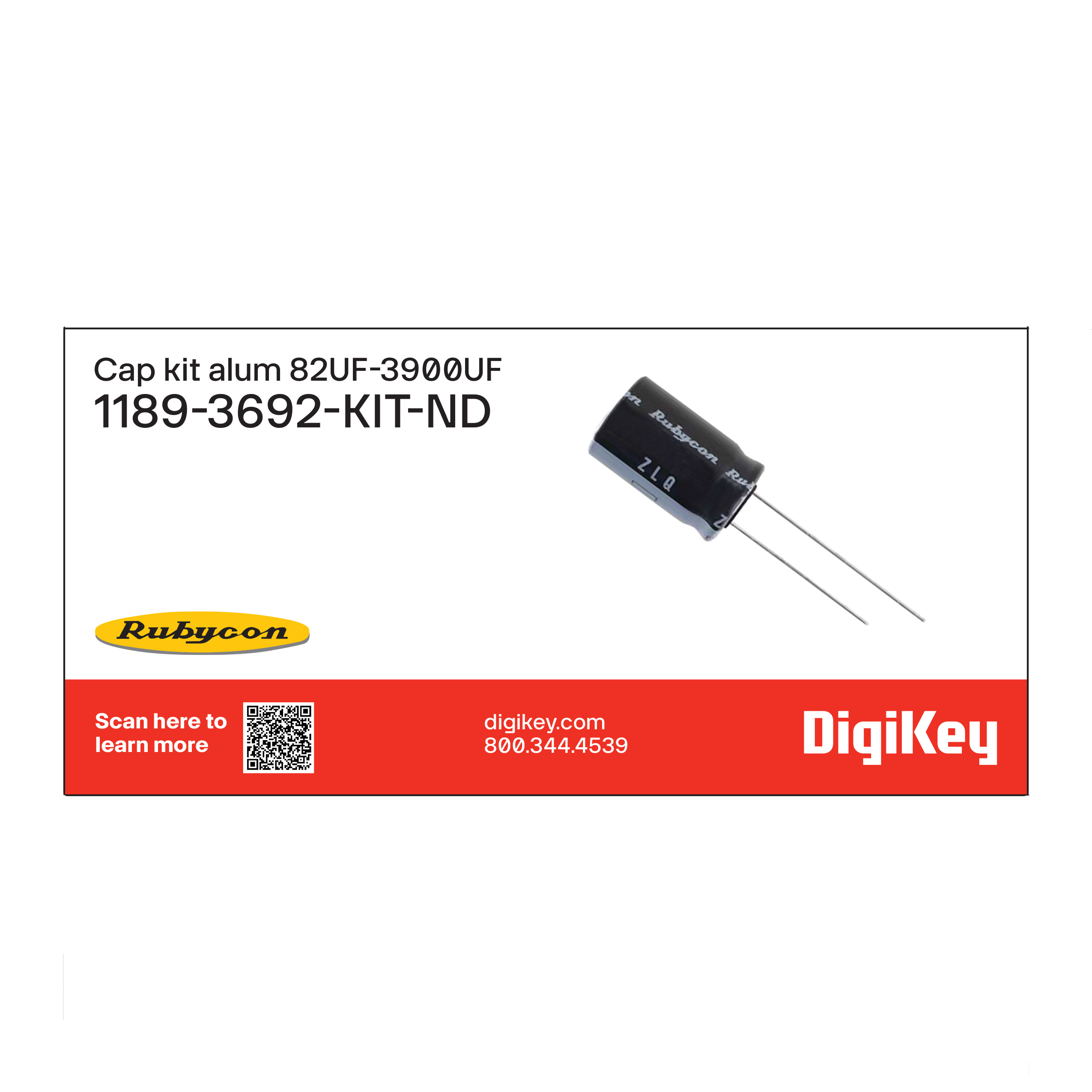 Rubycon 1189-3692-KIT electronic component product image