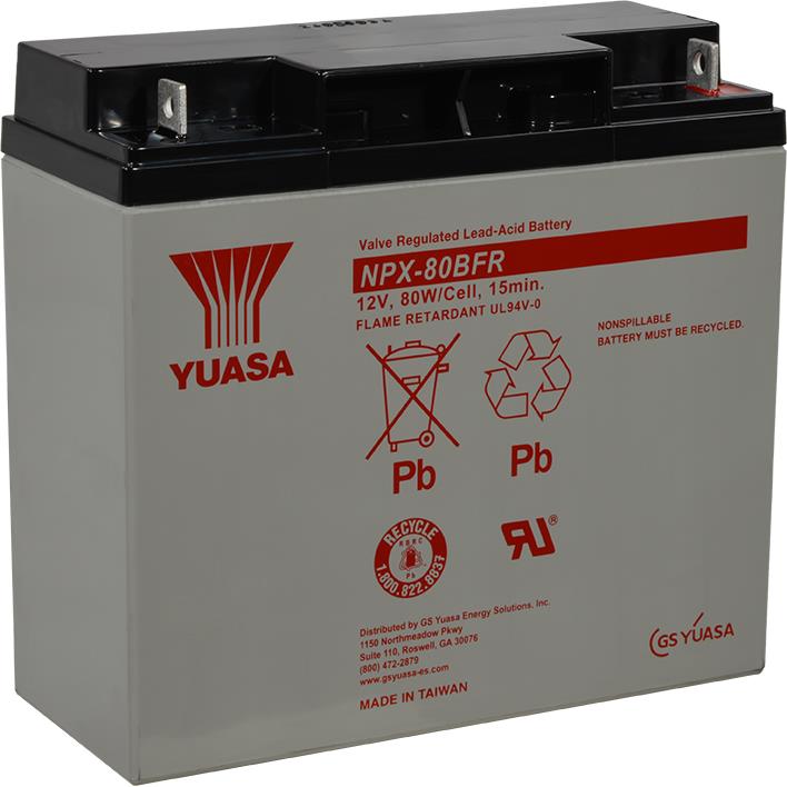GS Yuasa Energy Solutions NPX-80BFR electronic component product image