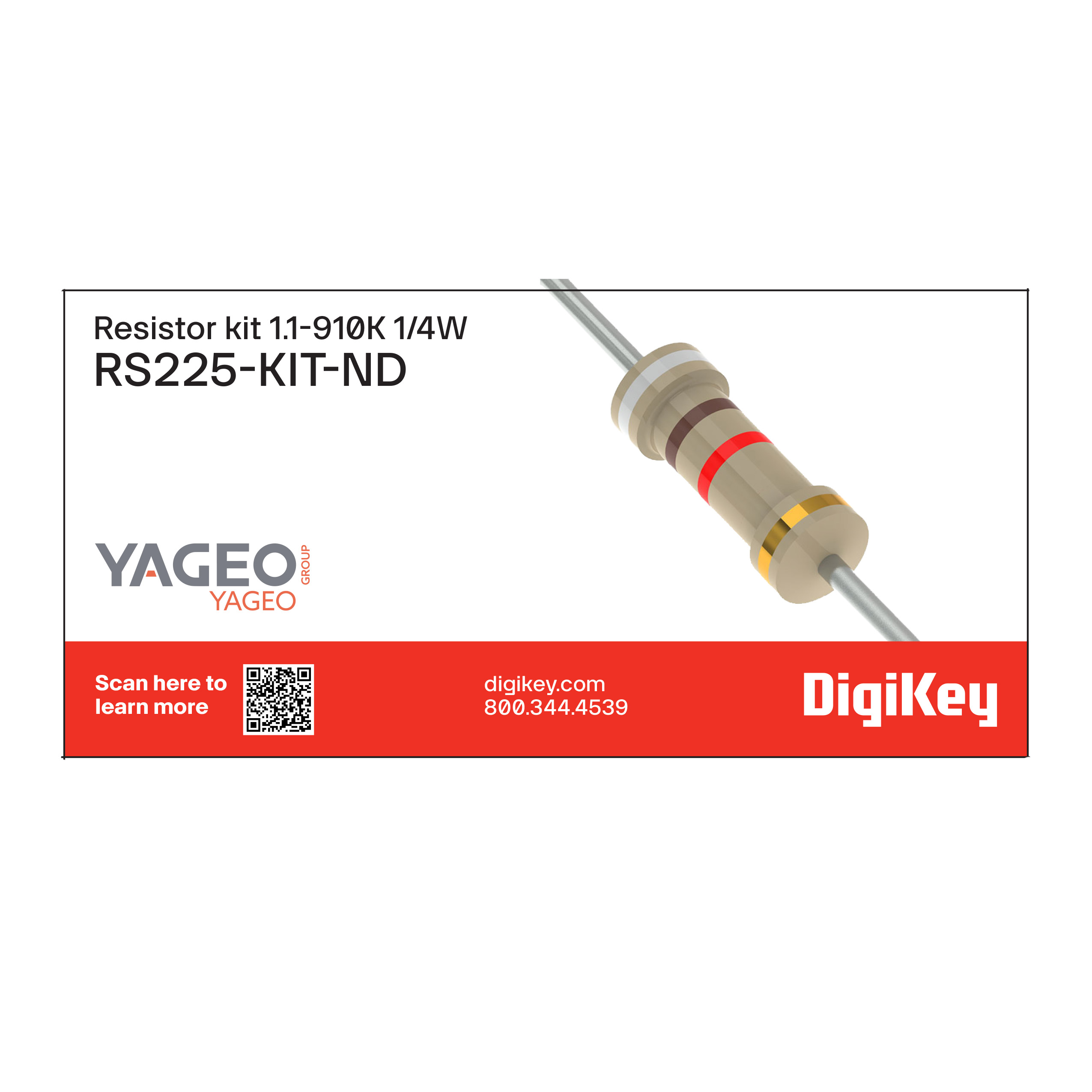 YAGEO RS225 electronic component product image