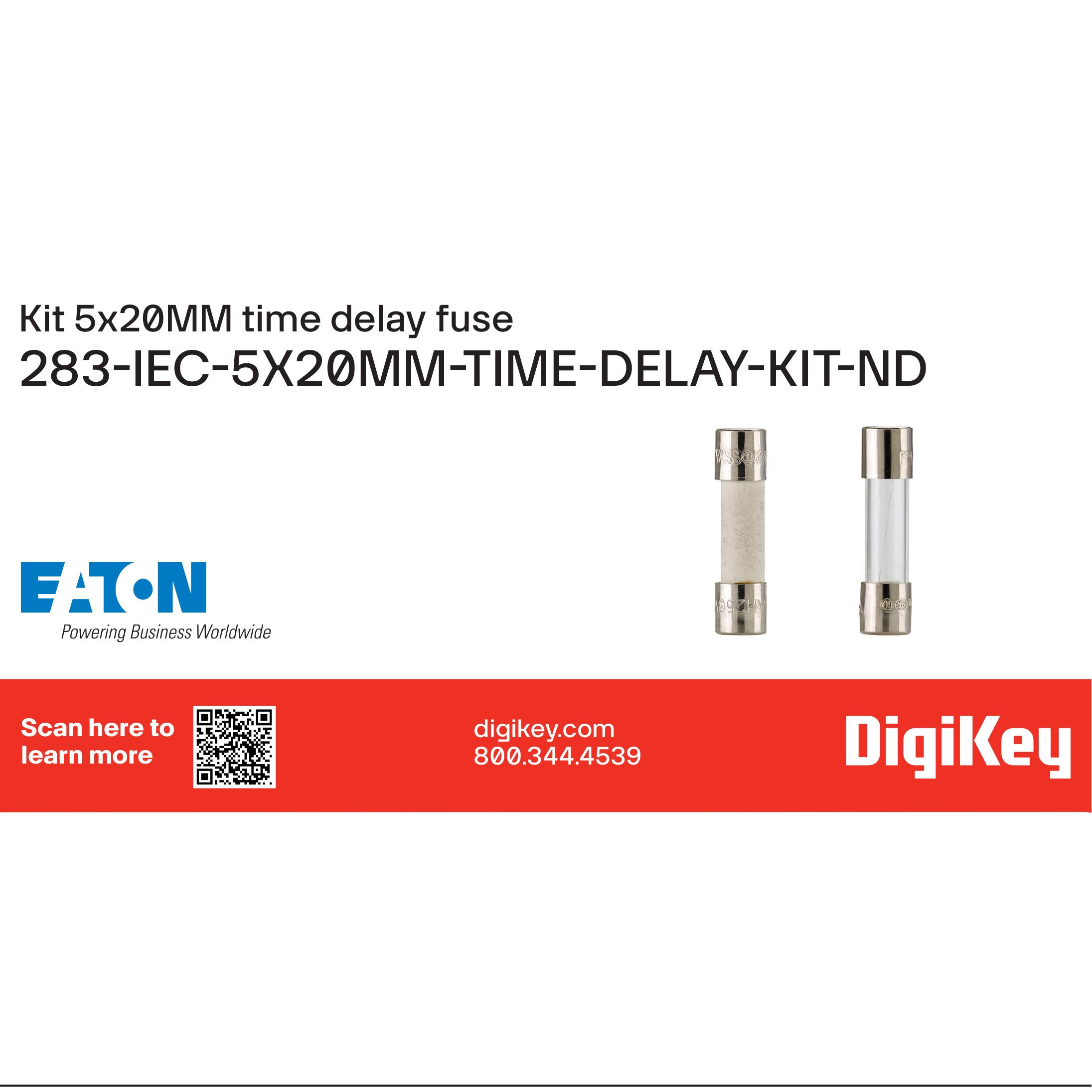 Eaton - Electronics Division IEC-5X20MM-TIME-DELAY-KIT electronic component product image