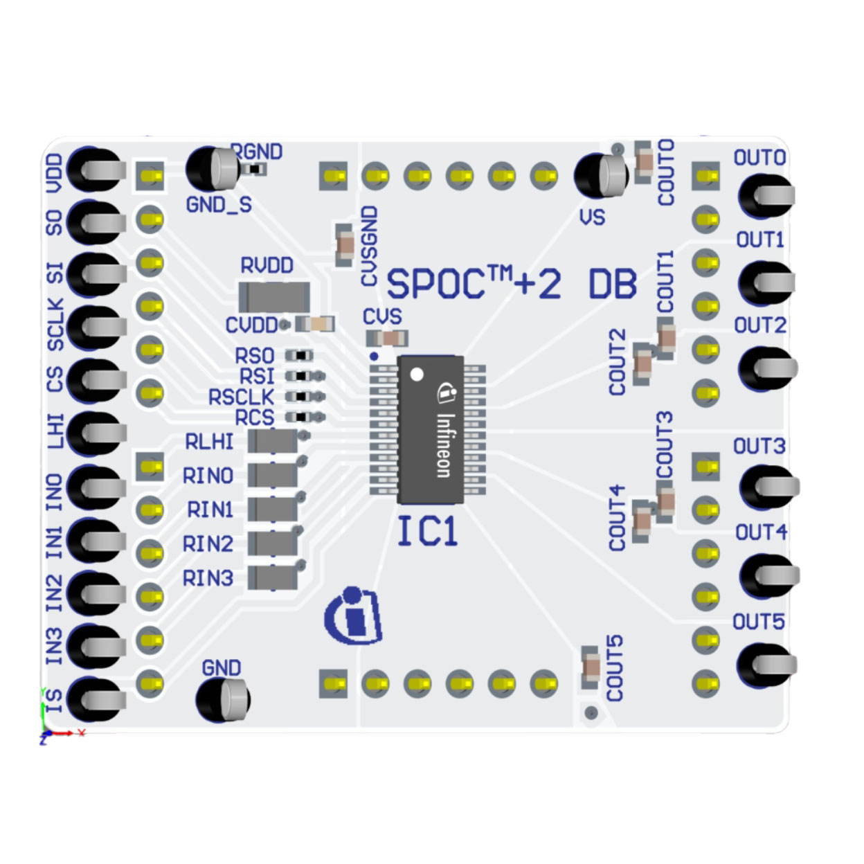 Infineon Technologies SPOC2DBBTS710404ESPTOBO1 electronic component product image
