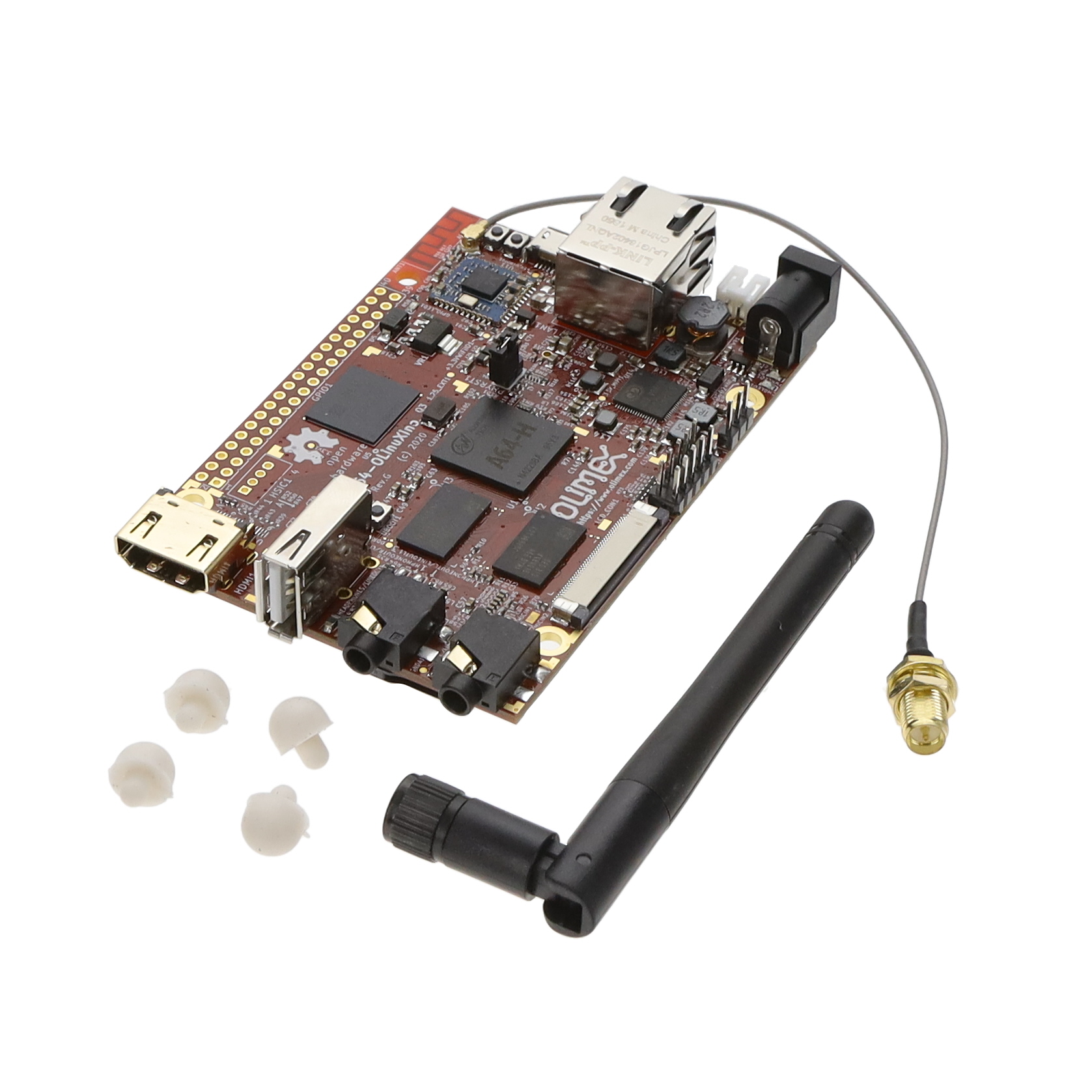 Olimex LTD A64-OLINUXINO-1GE16GW-EA electronic component product image