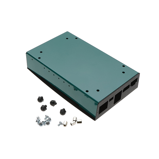 Olimex LTD BOX-MICRO-A-BLACK-GREEN electronic component product image