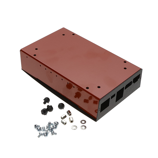 Olimex LTD BOX-MICRO-B-BLACK-RED electronic component product image